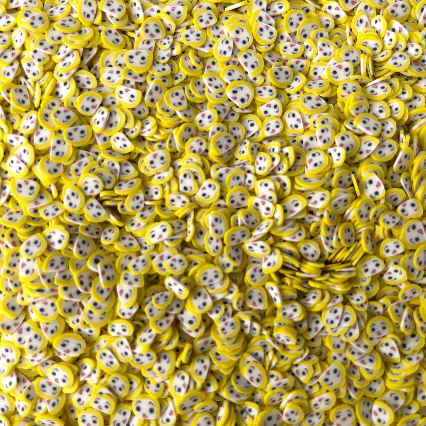 FAKE 5MM Yellow Witch, Halloween Polymer Clay Sprinkle (NOT EDIBLE) D44-17