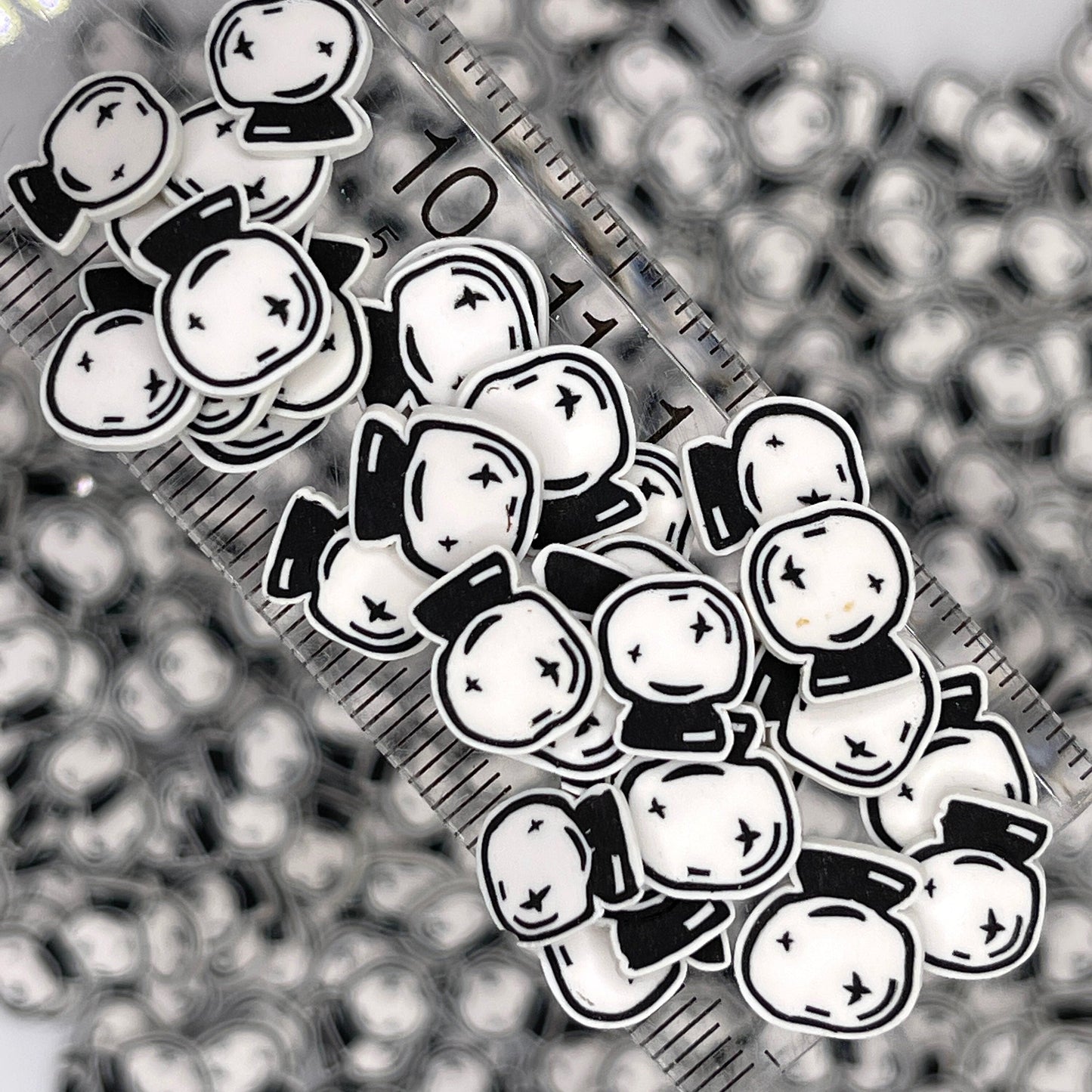 FAKE 5MM/10MM Crystal Ball, Halloween Polymer Clay Sprinkle (NOT EDIBLE) D24-04