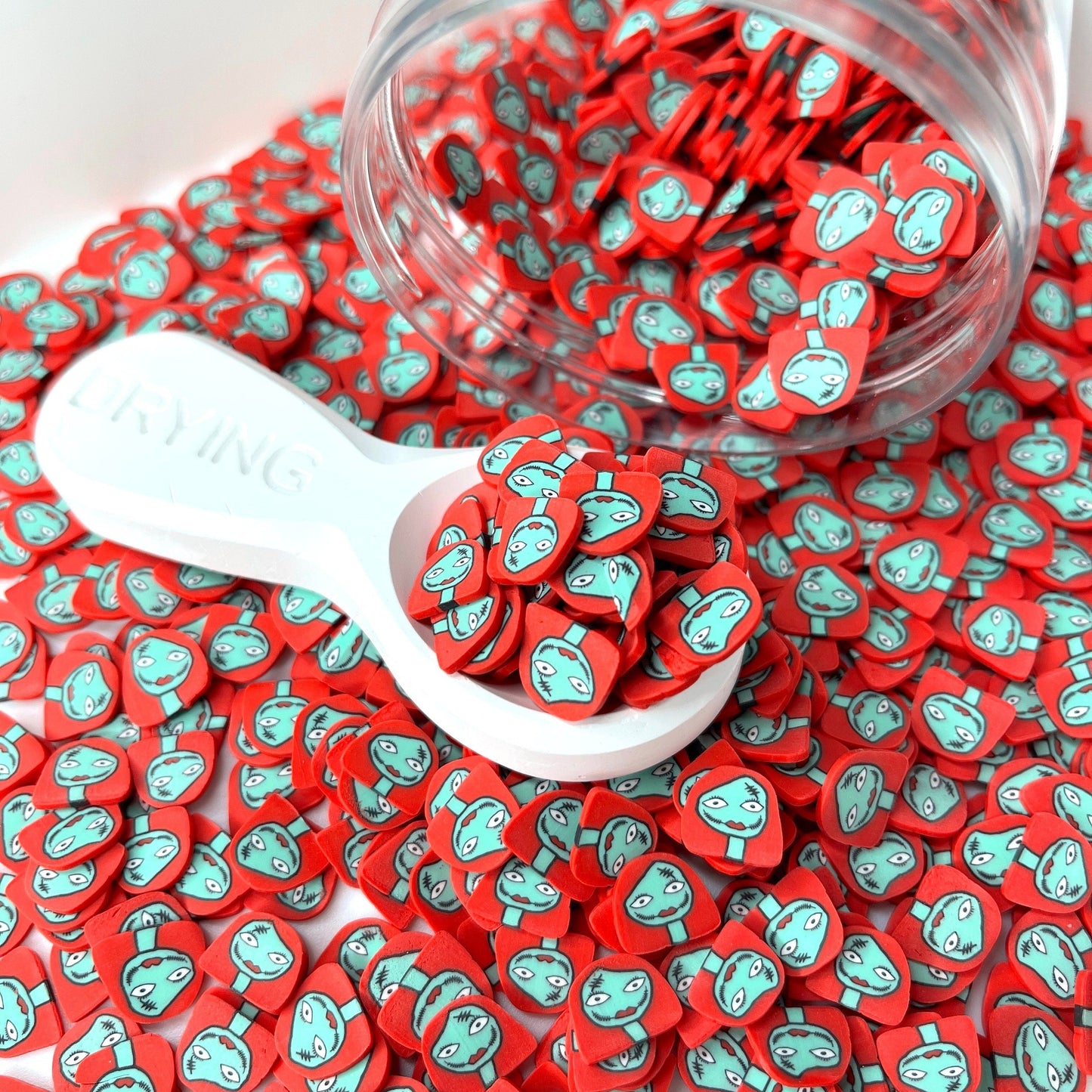 FAKE 5MM/10MM Sally Halloween Zombie Polymer Clay Sprinkle (NOT EDIBLE) D24-23