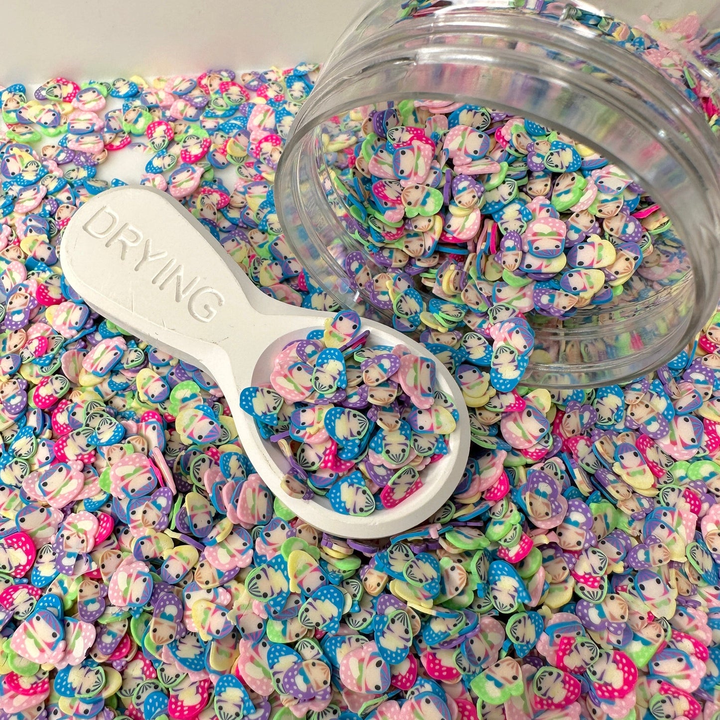 FAKE 5MM/10MM Mix Color Mermaid, Ocean Polymer Clay Sprinkle (NOT EDIBLE) D3-15