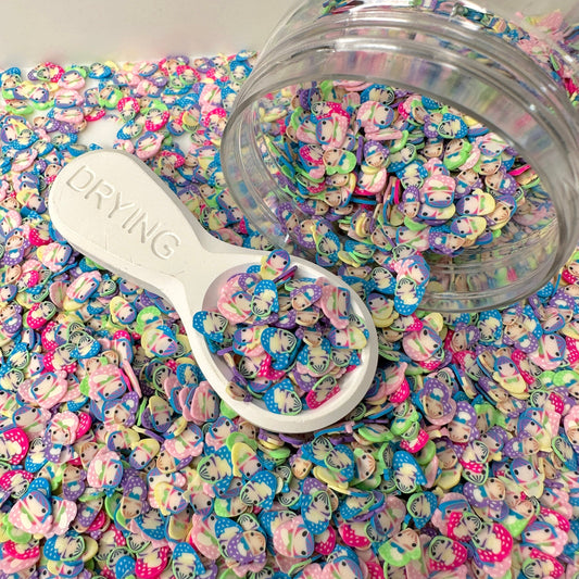FAKE 5MM/10MM Mix Color Mermaid, Ocean Polymer Clay Sprinkle (NOT EDIBLE) D3-15