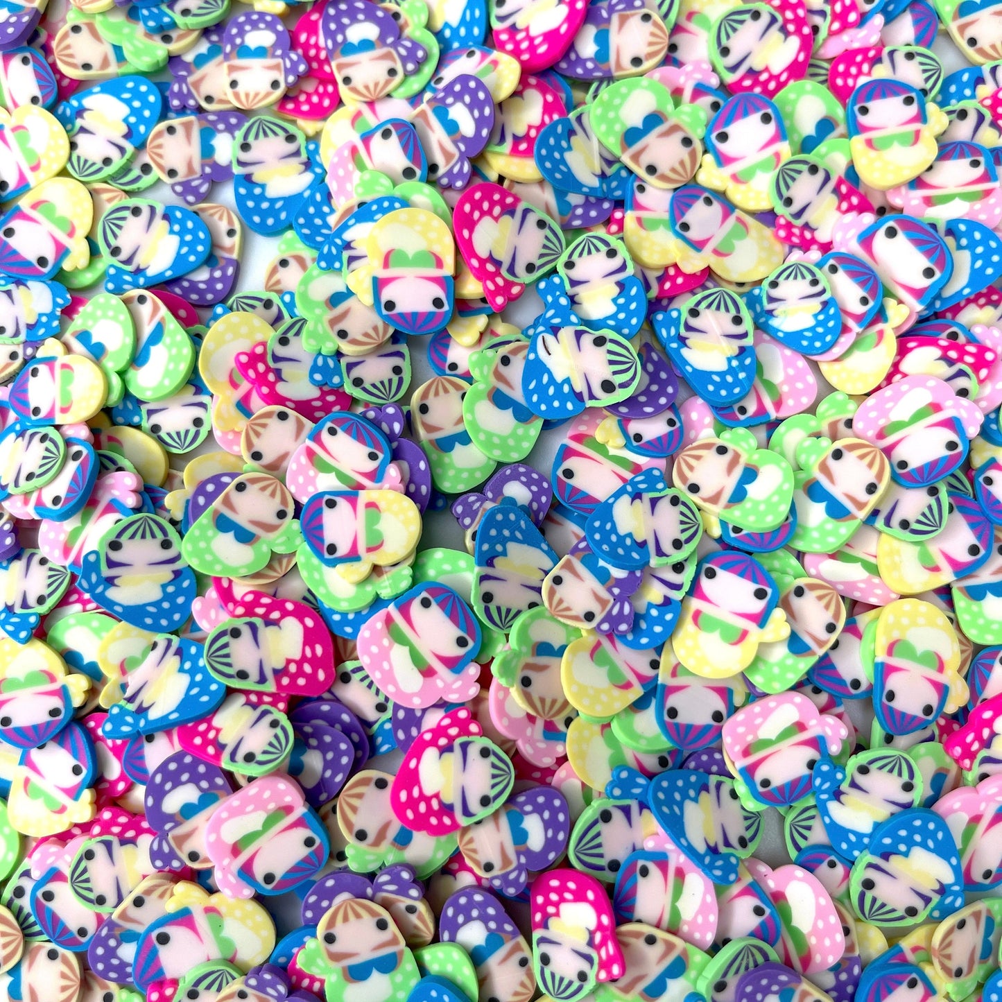 FAKE 5MM/10MM Mix Color Mermaid, Ocean Polymer Clay Sprinkle (NOT EDIBLE) D3-15