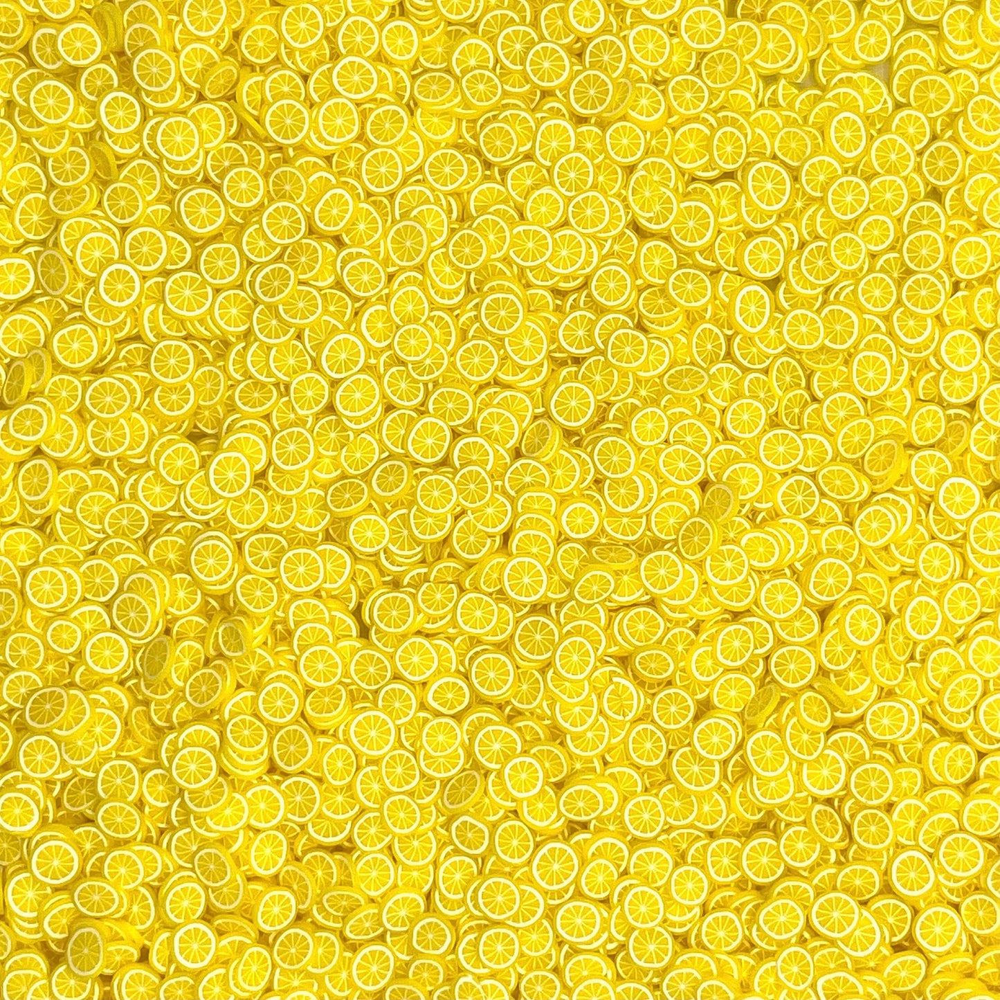 FAKE 5MM/10MM Lemon Fruit Slice Polymer Clay Sprinkle (NOT EDIBLE) D22-21