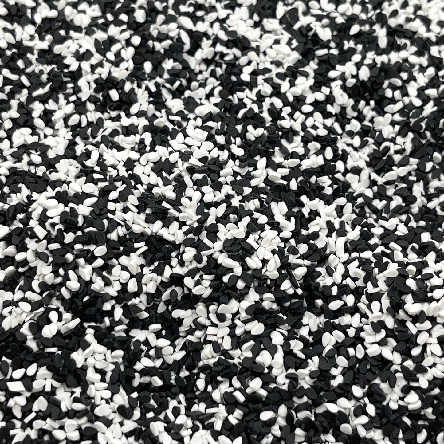FAKE Black White Sesame Seed, Food Polymer Clay Sprinkle Mix (NOT EDIBLE) D18-12