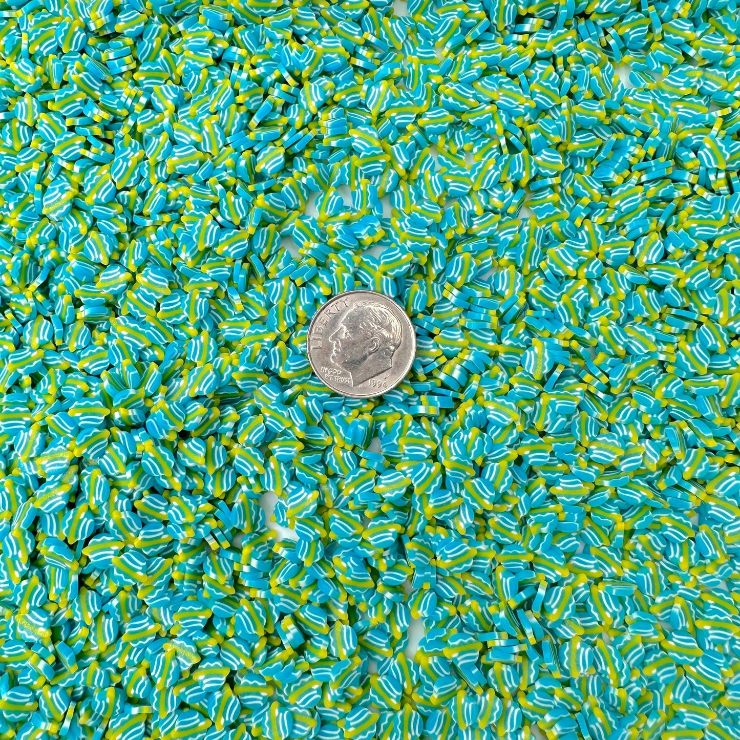 FAKE Blue Planet, Space Polymer Clay Sprinkle (NOT EDIBLE, 5MM/10MM)