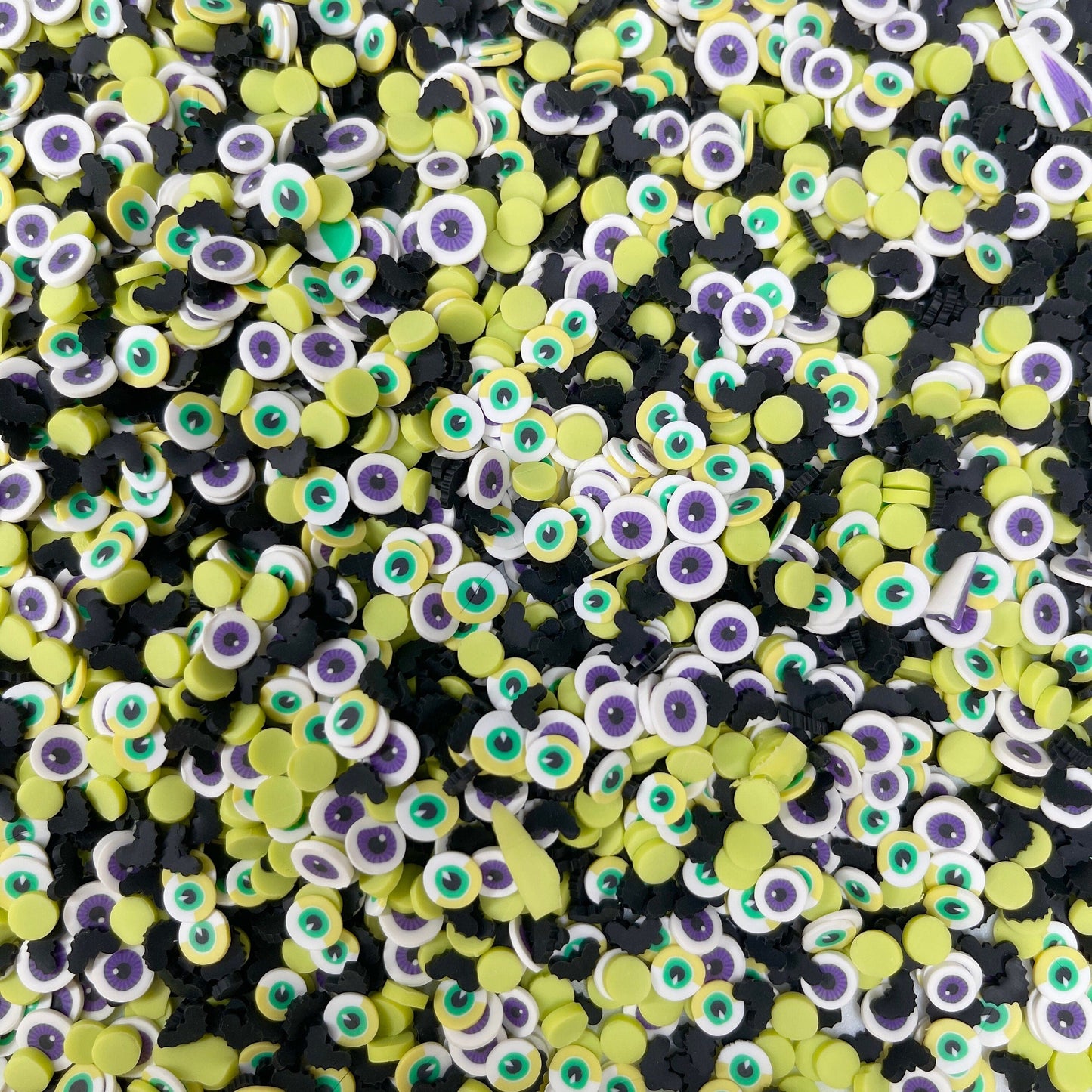 FAKE Creepy Eyeball Halloween Polymer Clay Sprinkle Mix (NOT EDIBLE) D46-36