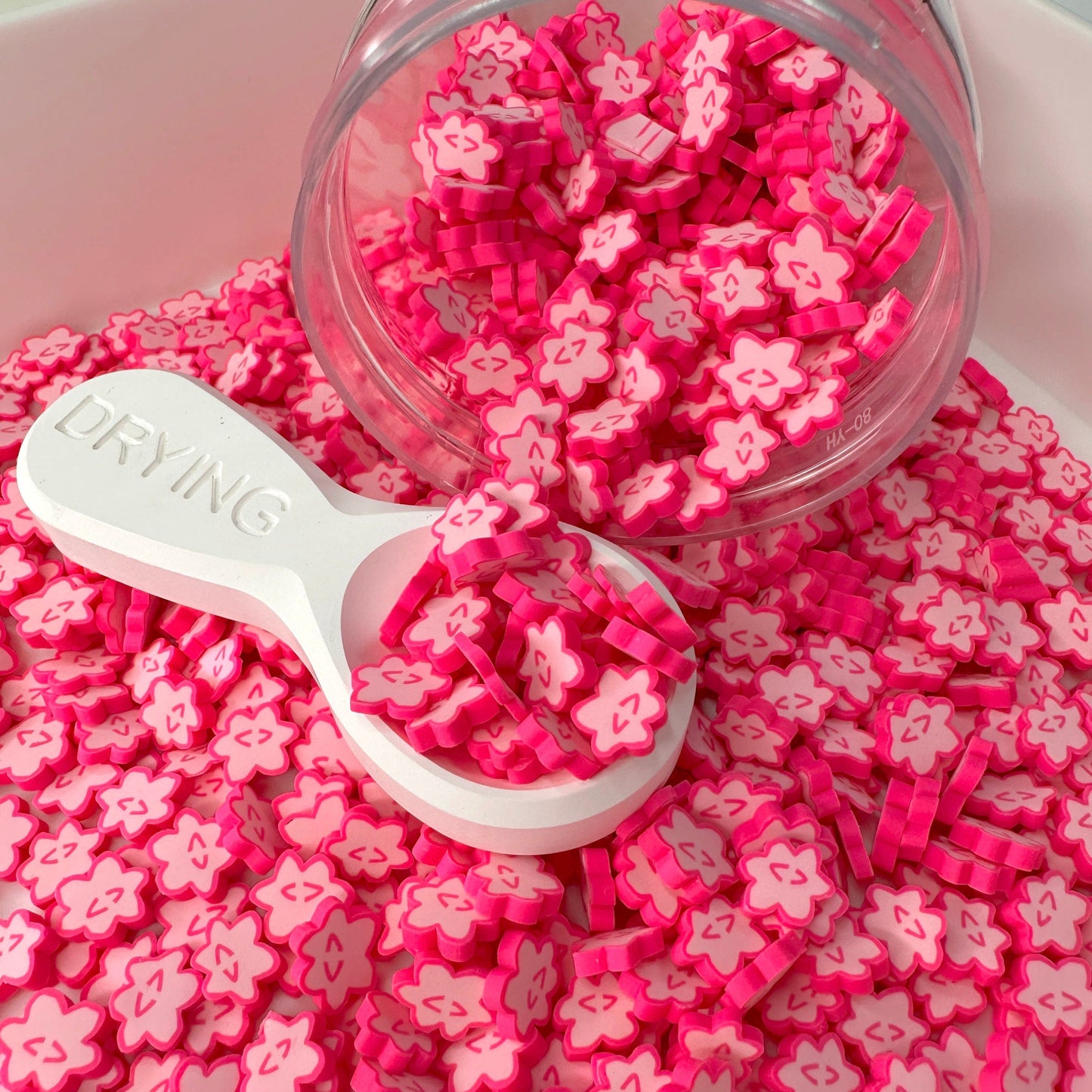 FAKE Light Pink Japanese Star Candy Food Clay Sprinkle (NOT EDIBLE, 5MM/10MM)