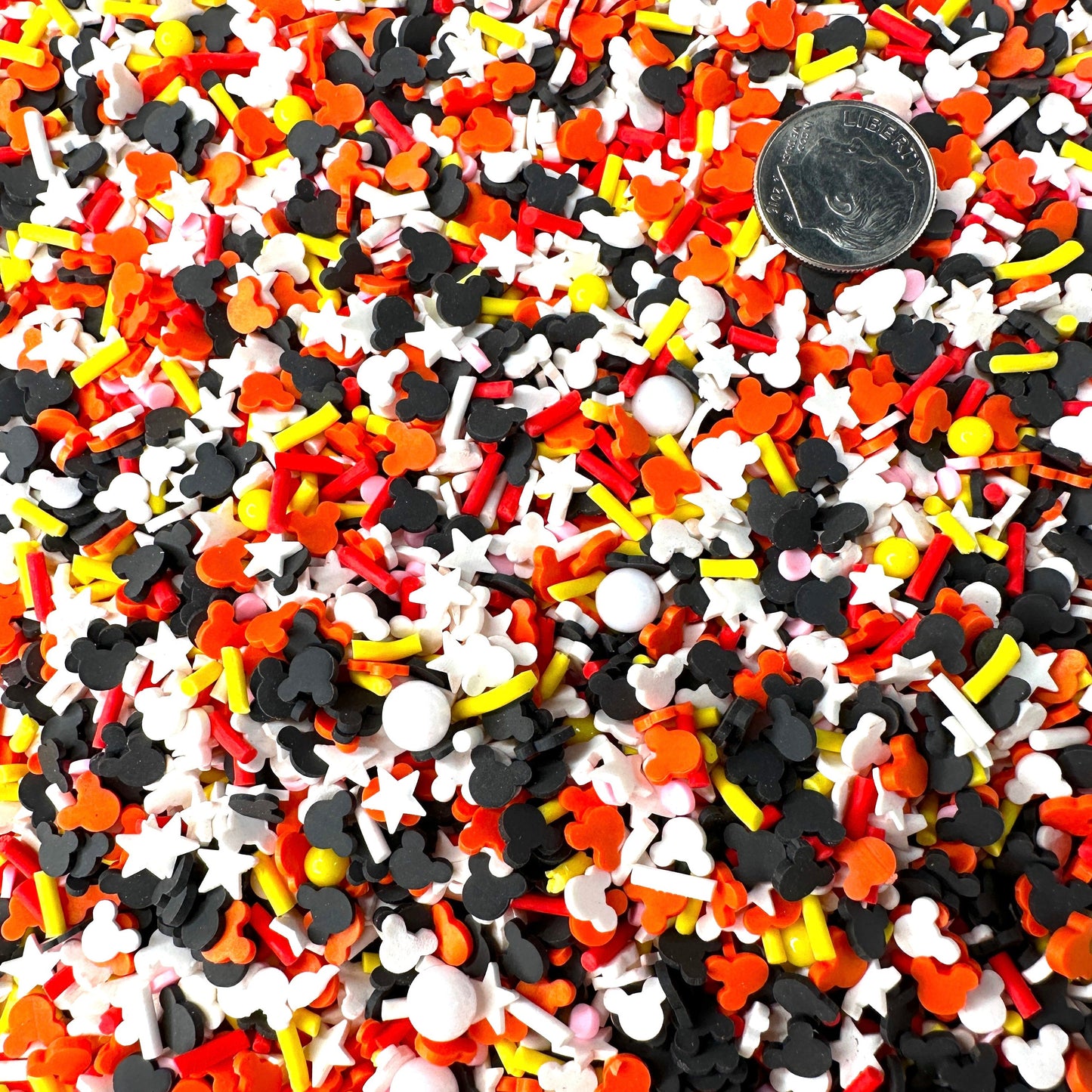FAKE Mouse Party Mix, Animal Polymer Clay Sprinkle (NOT EDIBLE) D19-09