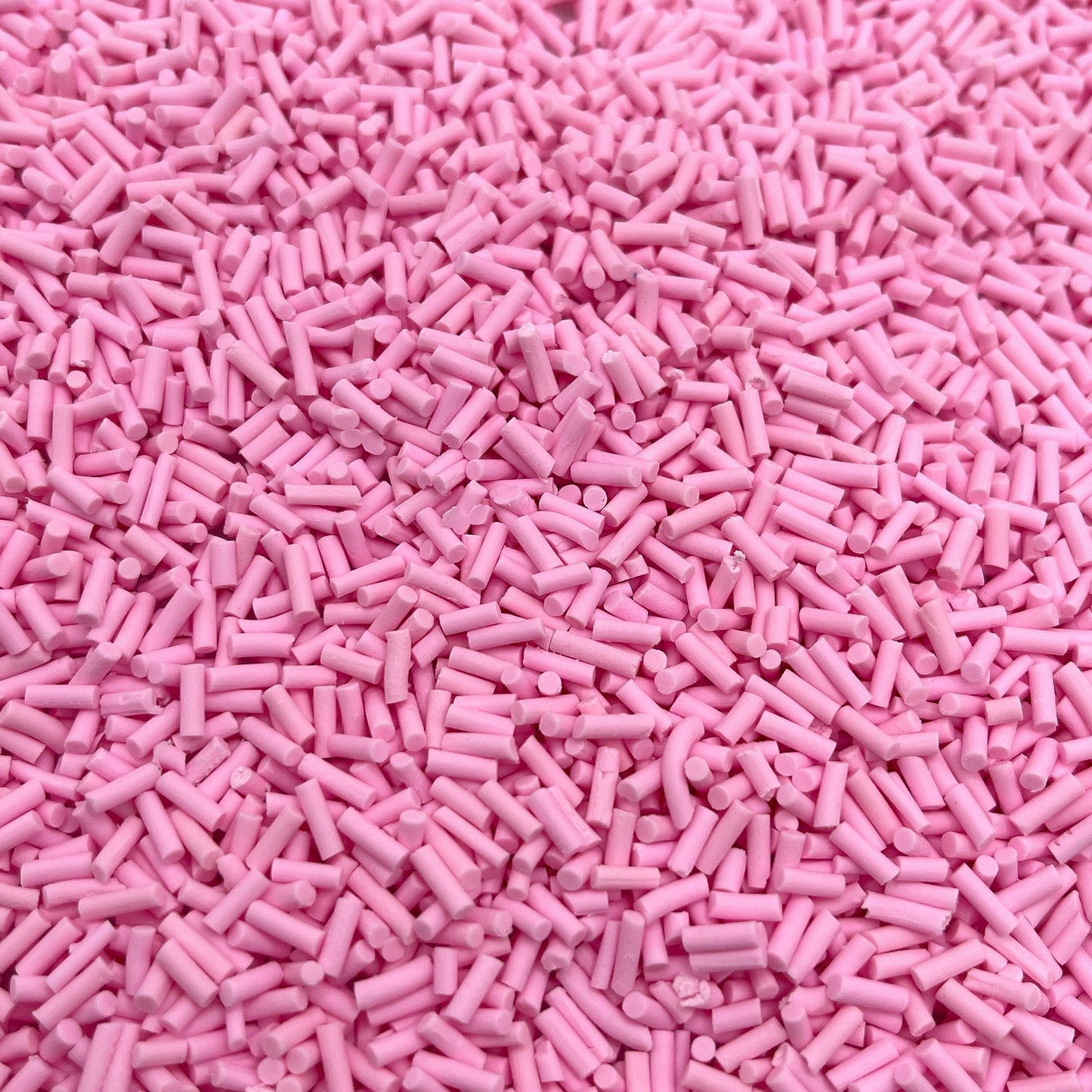 FAKE Pastel Light Pink Polymer Clay Sprinkle Pieces (NOT EDIBLE) D16-14