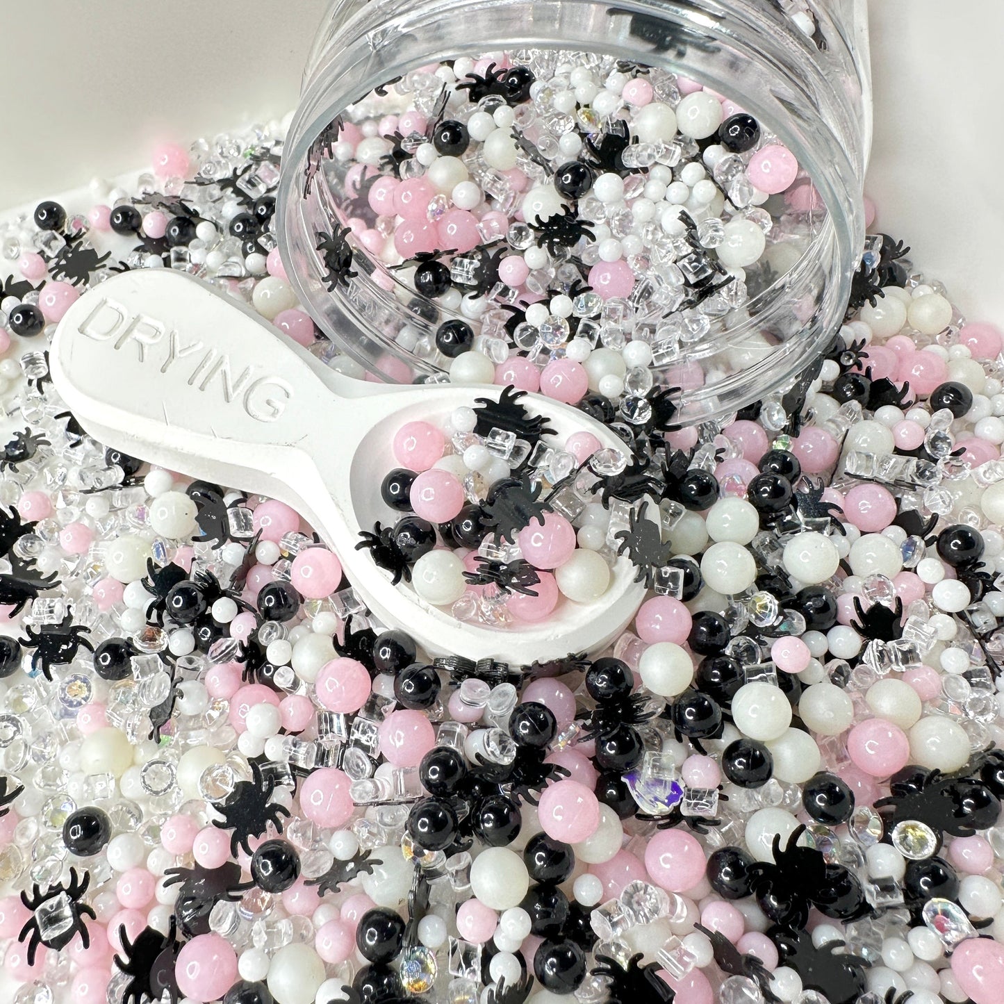 FAKE Pink Spider Venom, Halloween Polymer Clay Sprinkle Mix (NOT EDIBLE) D26-10