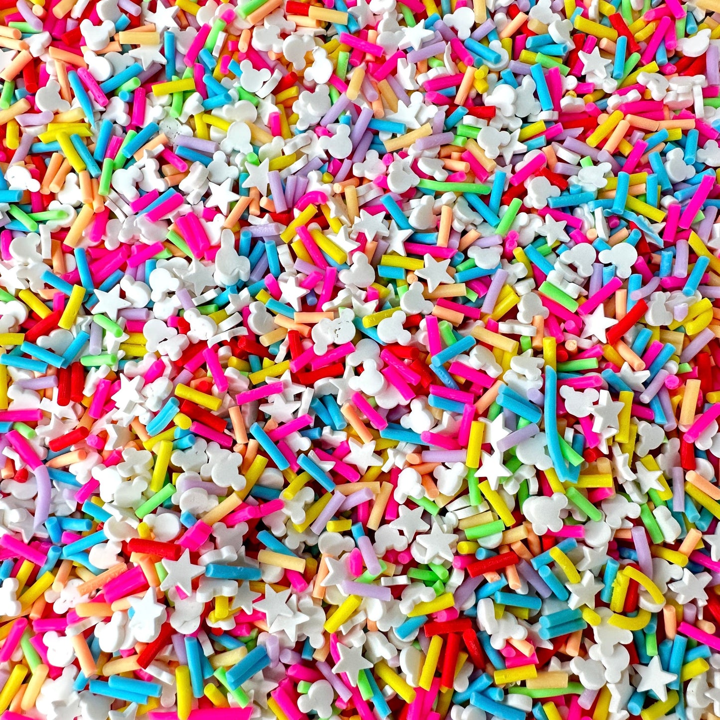 FAKE Rainbow Mouse, Animal Polymer Clay Sprinkle Mix (NOT EDIBLE) D2-22