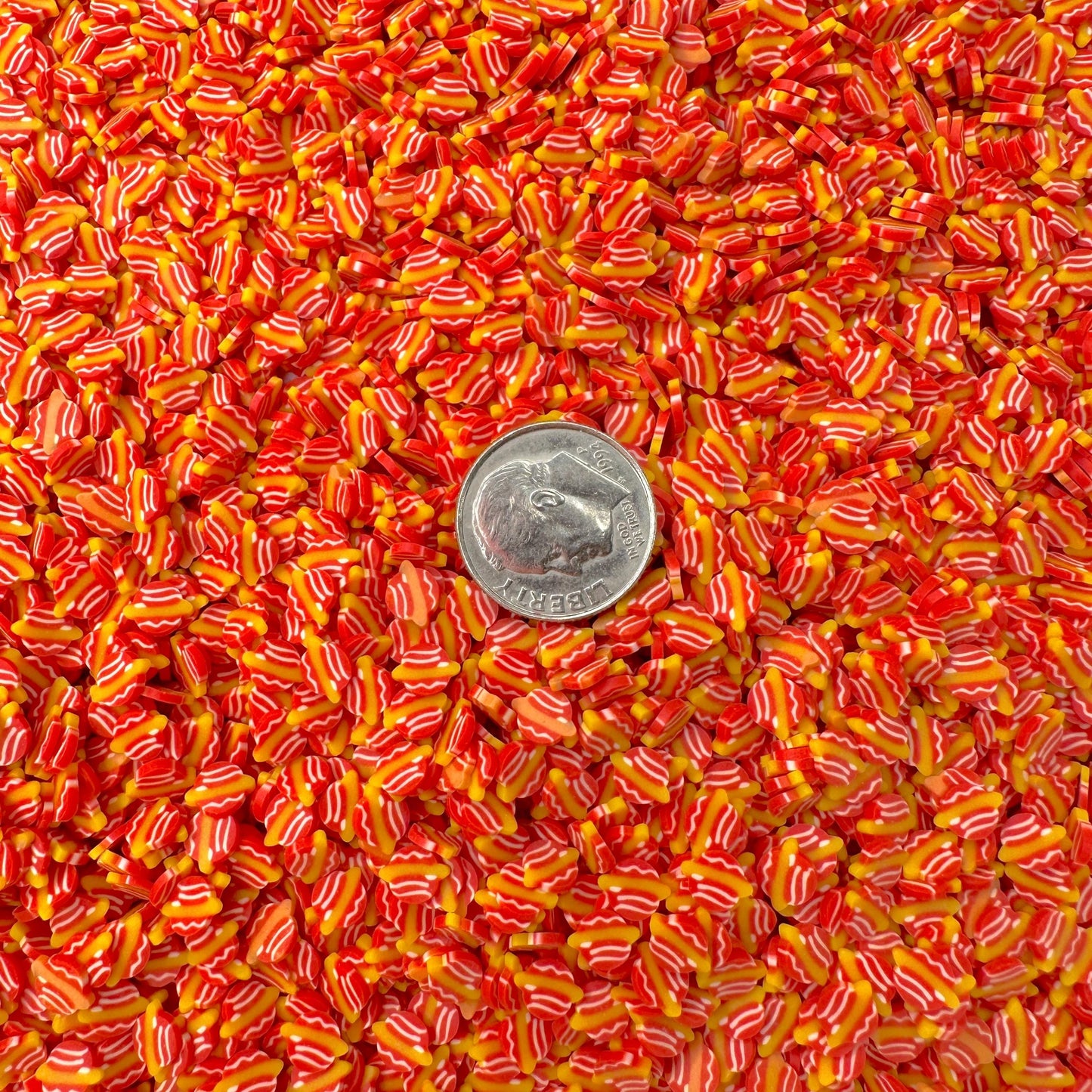 FAKE Red Planet, Space Polymer Clay Sprinkle (NOT EDIBLE, 5MM/10MM)