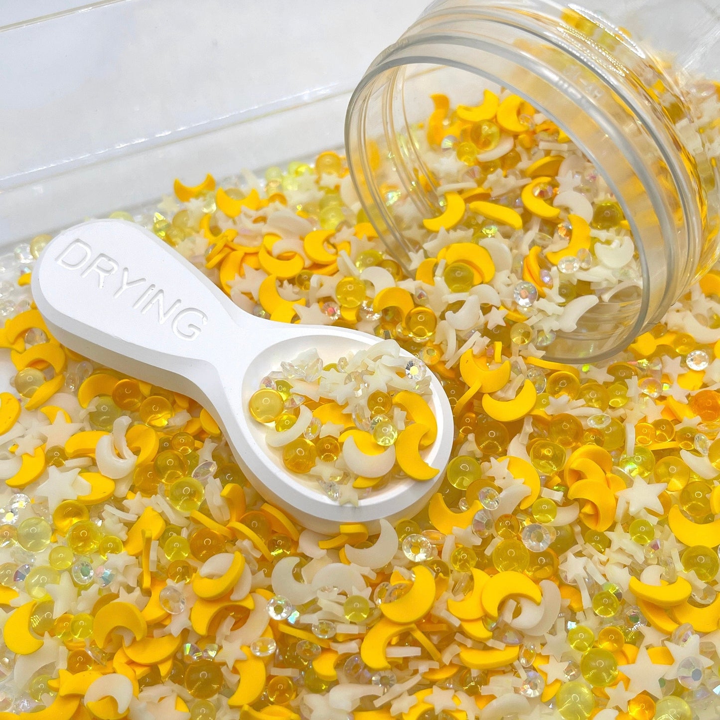 FAKE Solar Lunar Pearl Polymer Clay Sprinkle Mix (NOT EDIBLE) D10-34