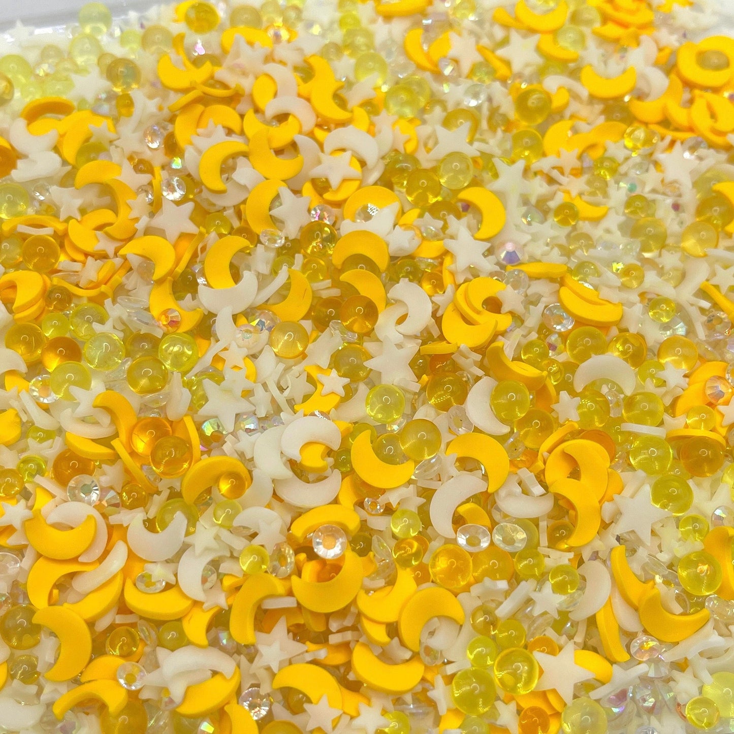 FAKE Solar Lunar Pearl Polymer Clay Sprinkle Mix (NOT EDIBLE) D10-34