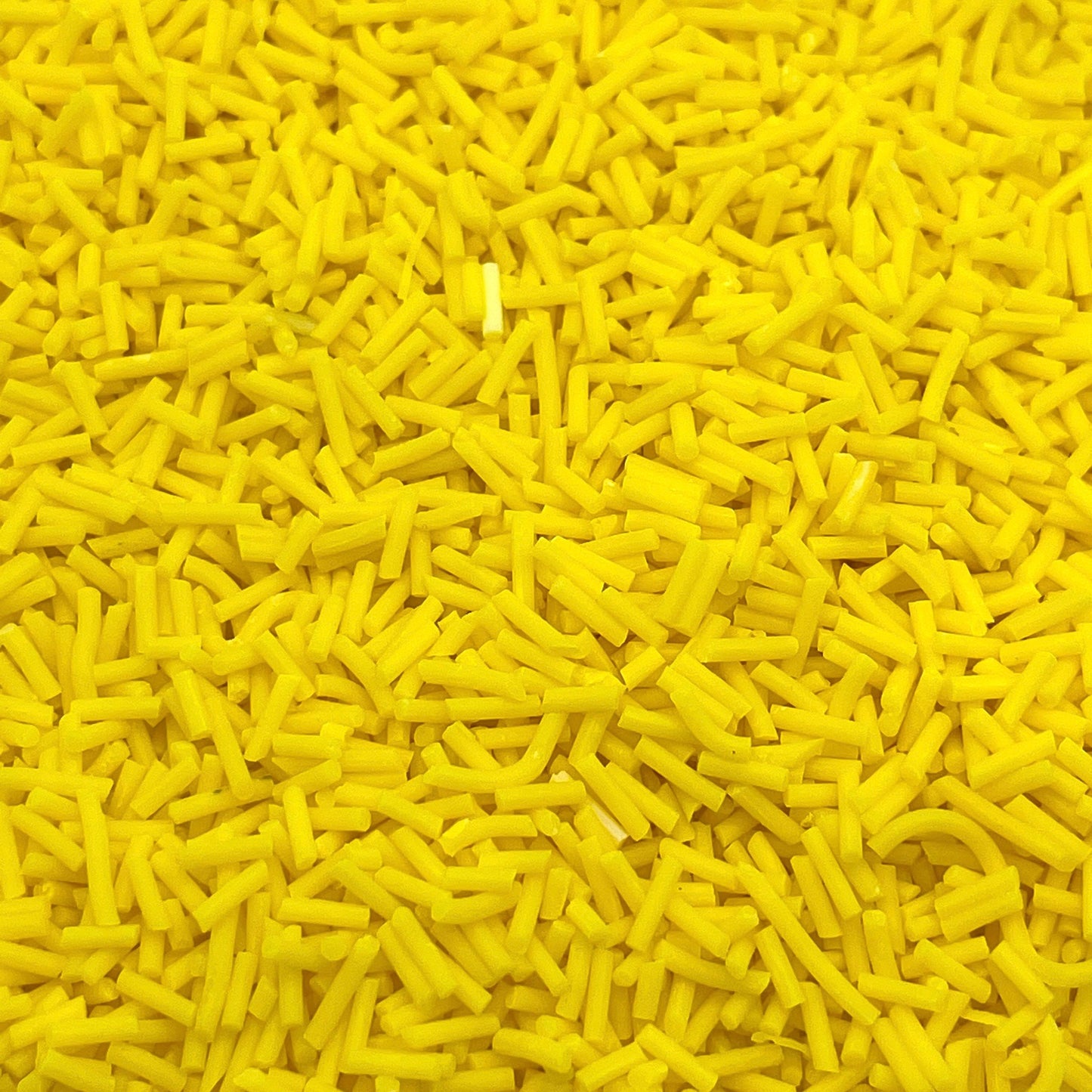 FAKE Yellow Polymer Clay Sprinkle Pieces Mix (NOT EDIBLE) D16-28