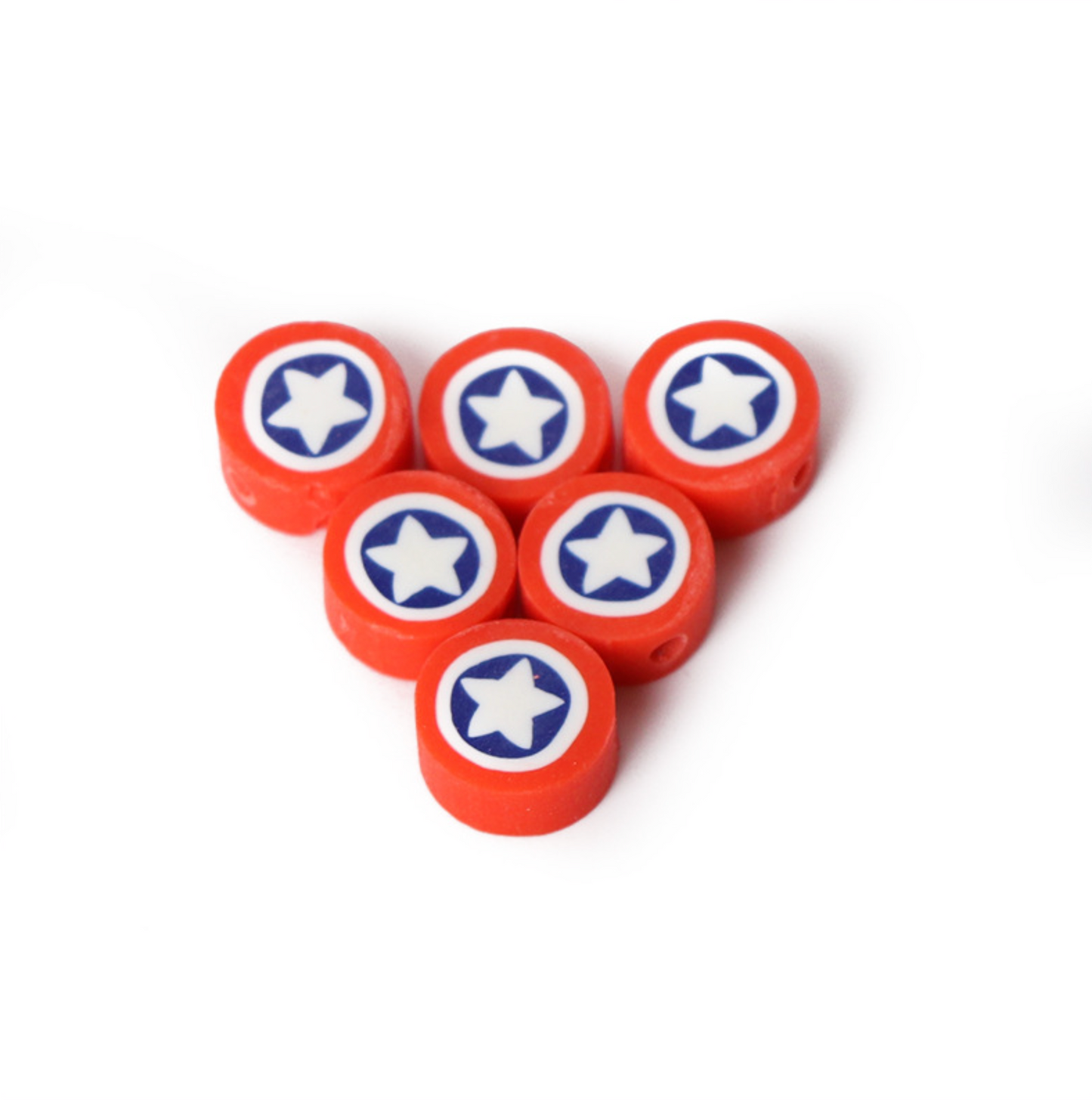 10MM Superhero Themed Polymer Clay Beads