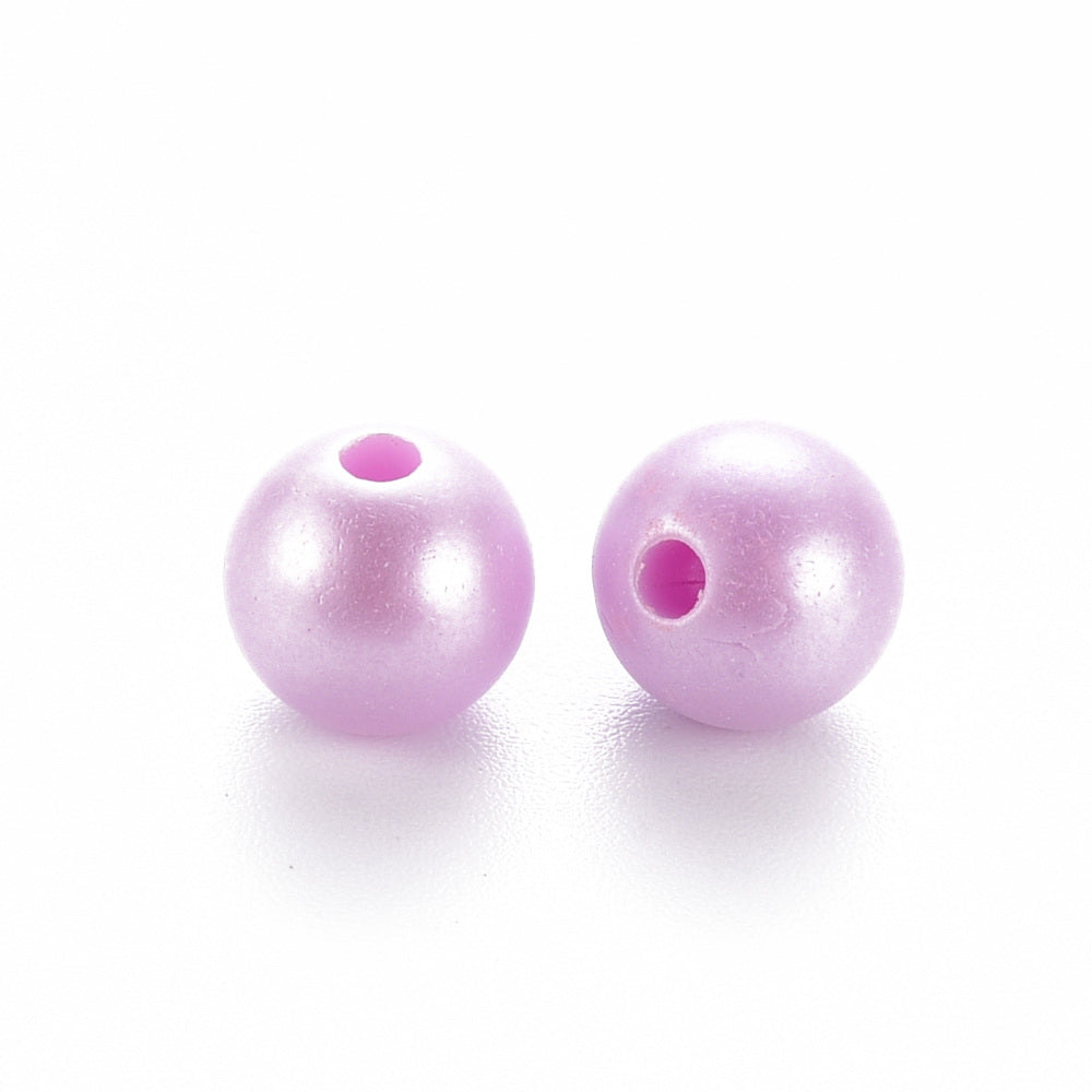 8MM Pastel Mermaid Acrylic Round Ball Beads