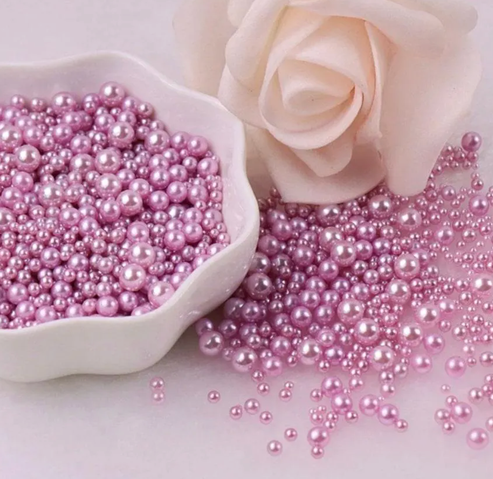 FAKE Light Purple No Hole Pearls Slime (2.5MM-5MM; NOT EDIBLE) D12-30