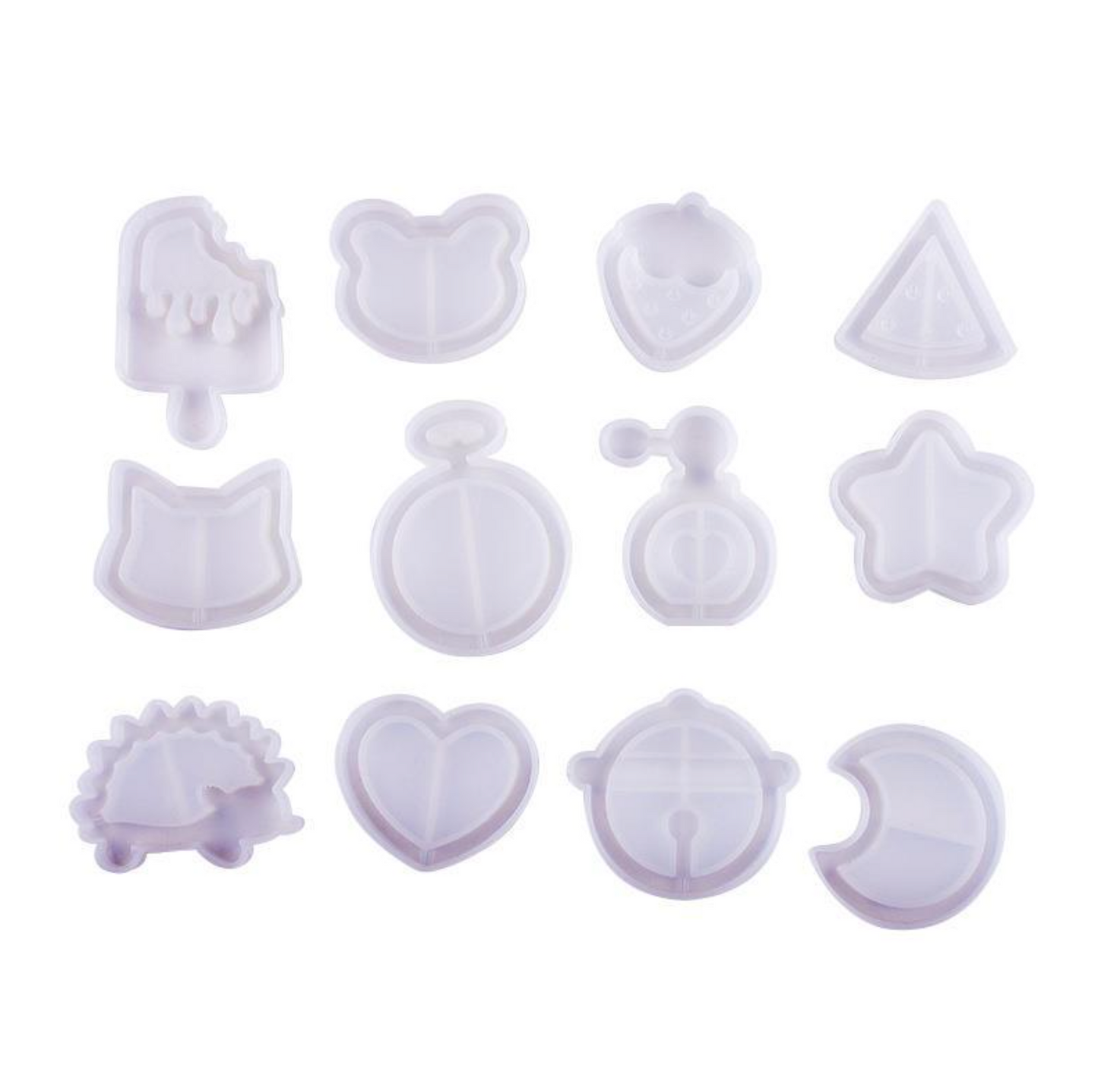 Cute Bell Shaped Shaker Charm Reusable Silicone Mold