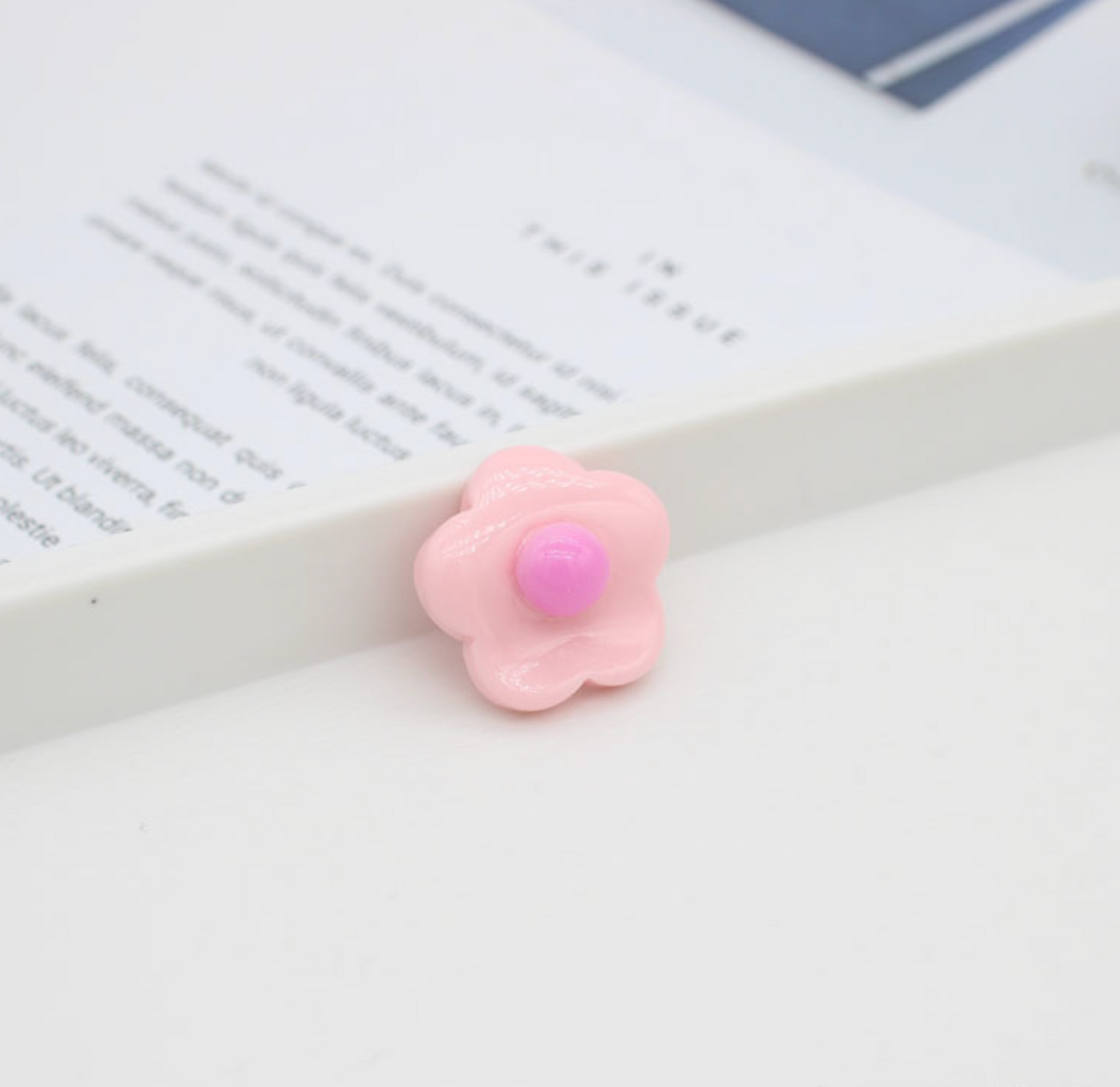 20MM Colorful Flower Themed Cartoon Character Flatback Cabochons