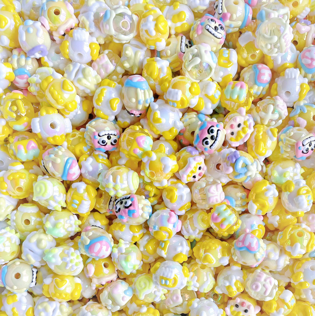 Chunky 16MM Extra Large Themed Acrylic Beads
