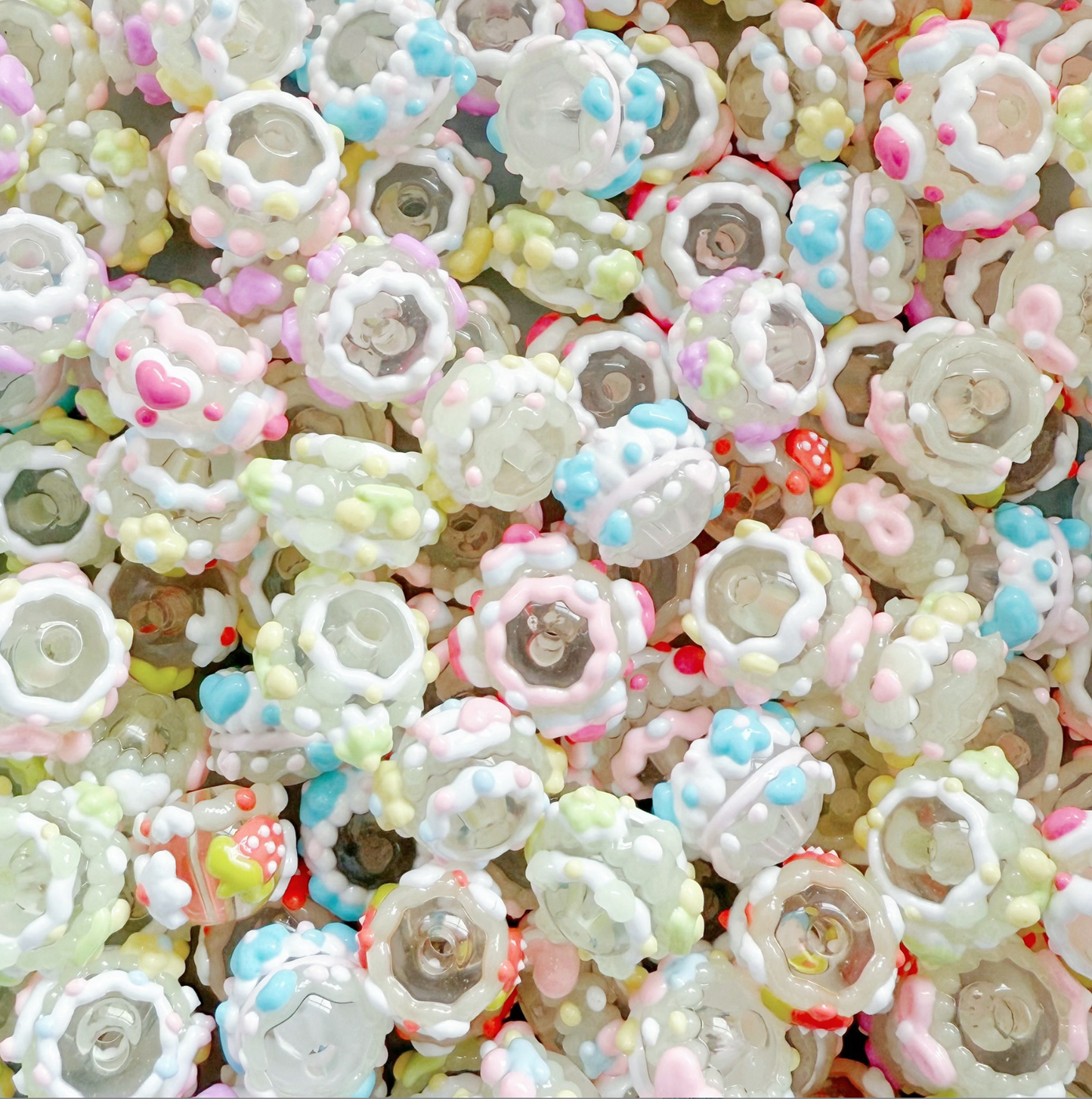 Chunky 16MM Extra Large Themed Acrylic Beads