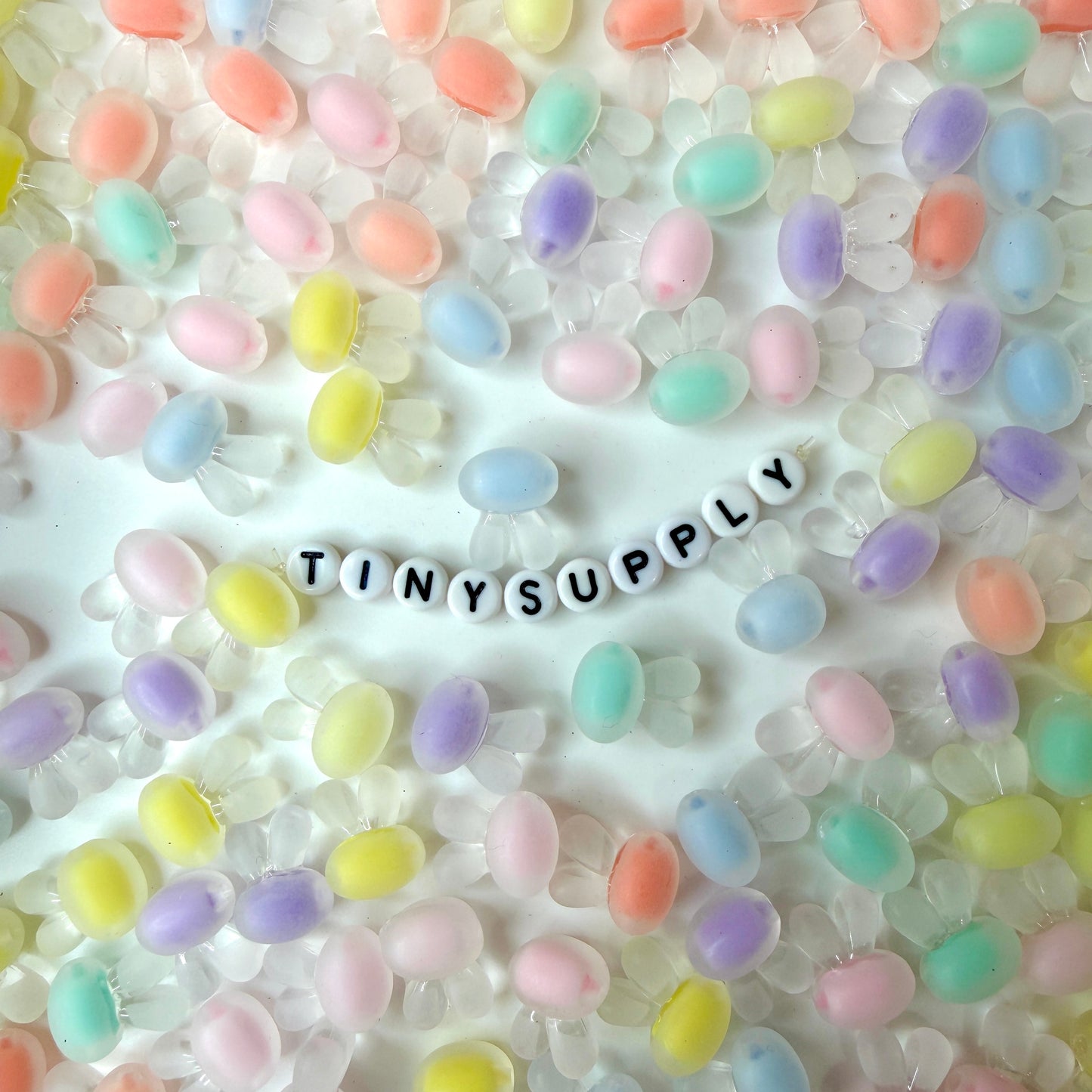 Chunky 16MM Frosted Matte Acrylic Bunny Rabbit Head Beads