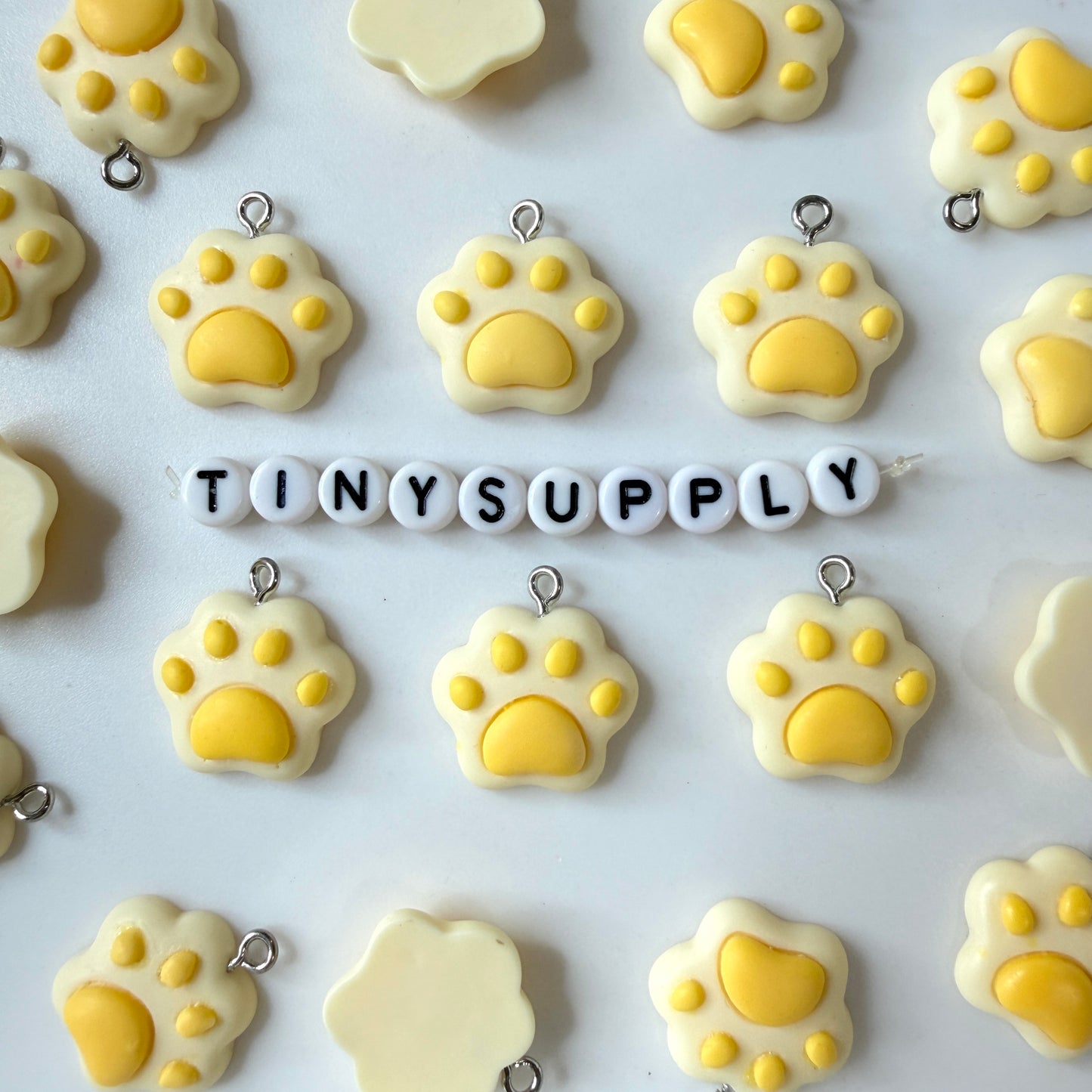 18MM Cute Puffy Cat Paws (Pink, Purple, Yellow, Blue, Brown)