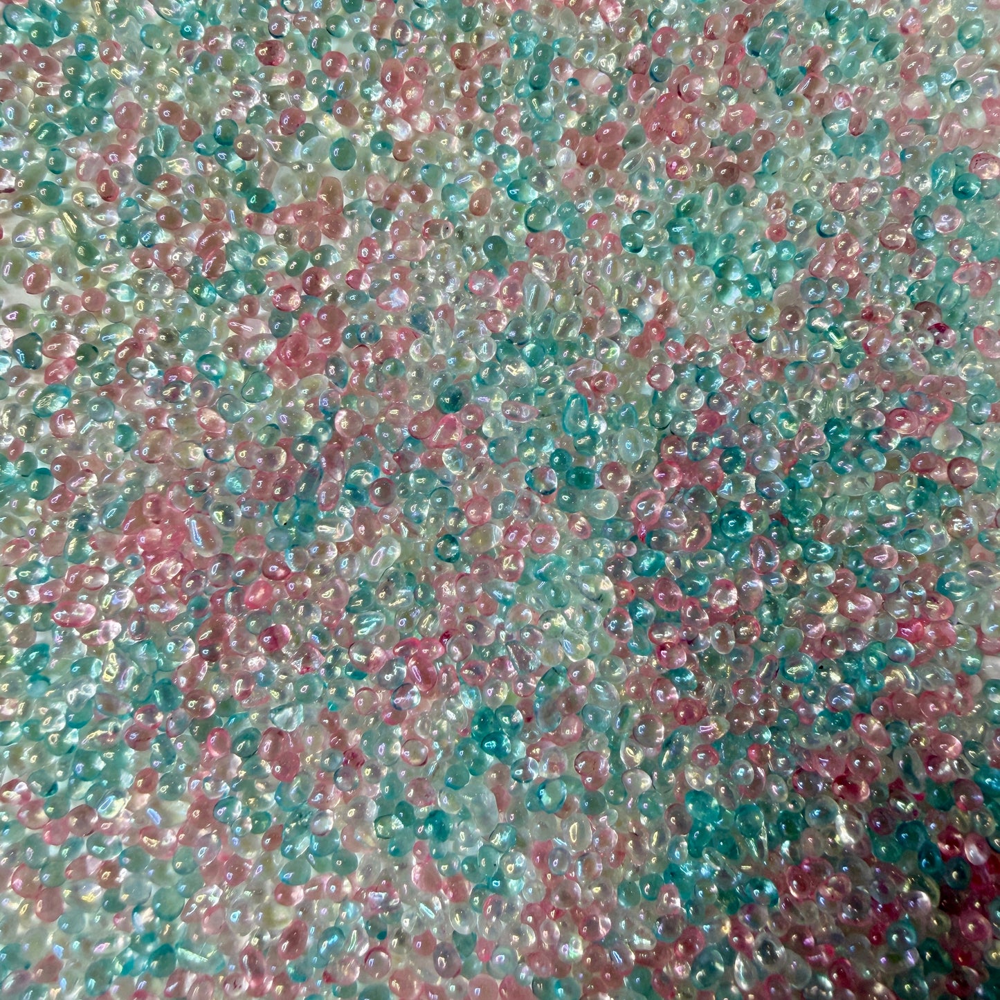 2MM-4MM Clear AB Blue Pink Pebble Mix (NOT EDIBLE) D49-18
