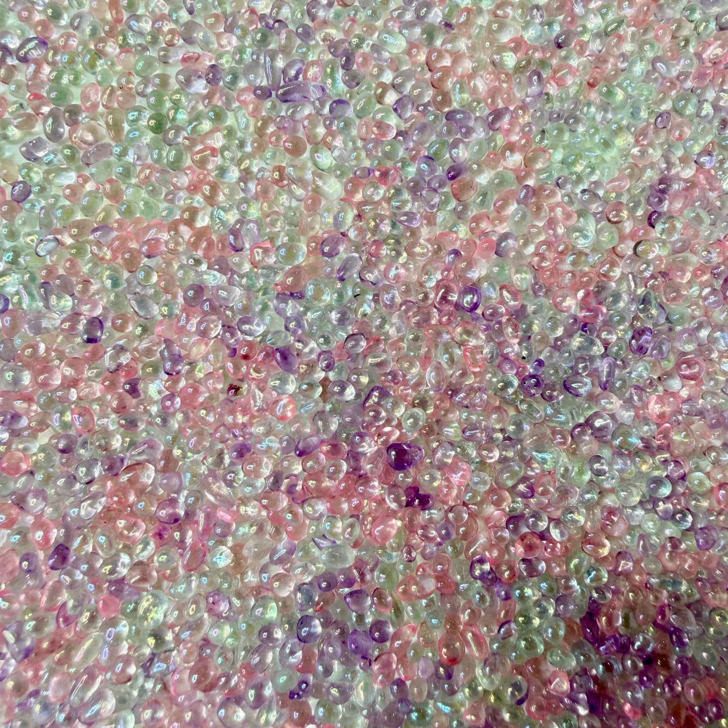 2MM-4MM Clear AB Pink Purple Pebble Mix (NOT EDIBLE) D49-20