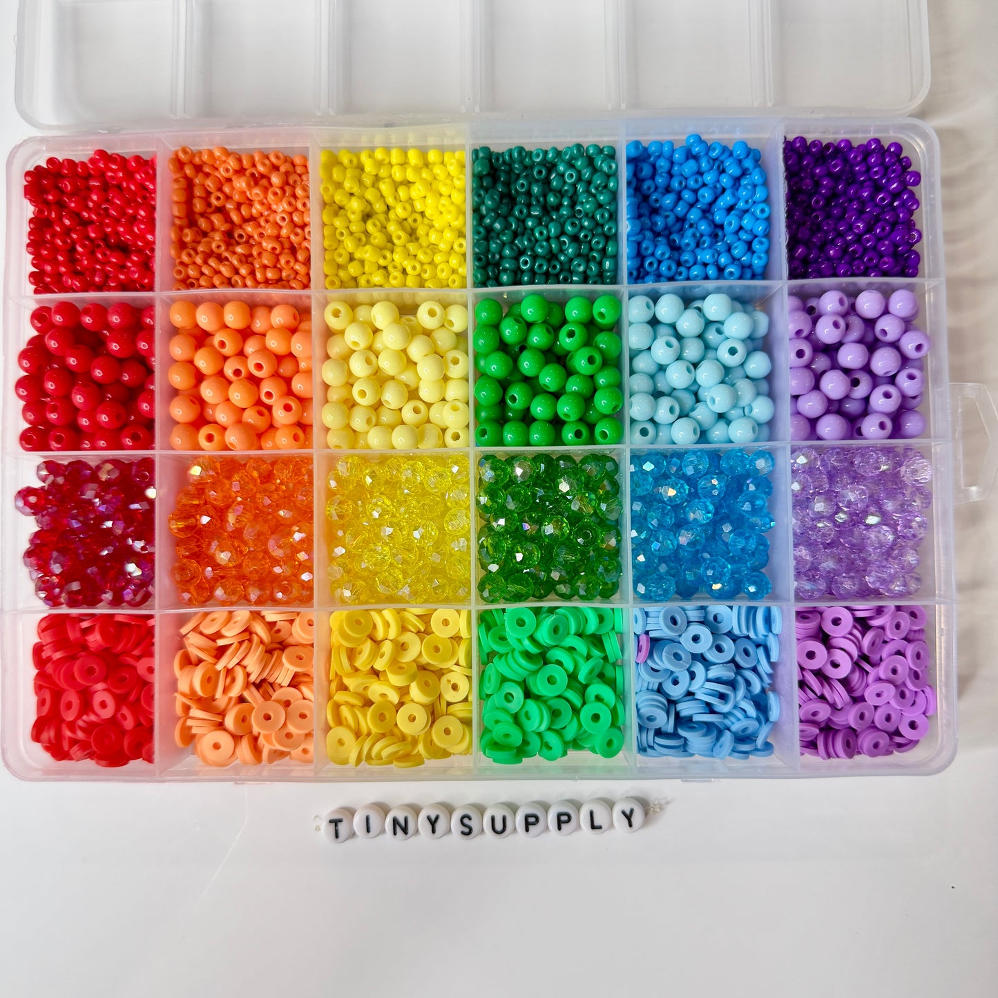 Rainbow Mixed Bead Set (4380 beads/box)
