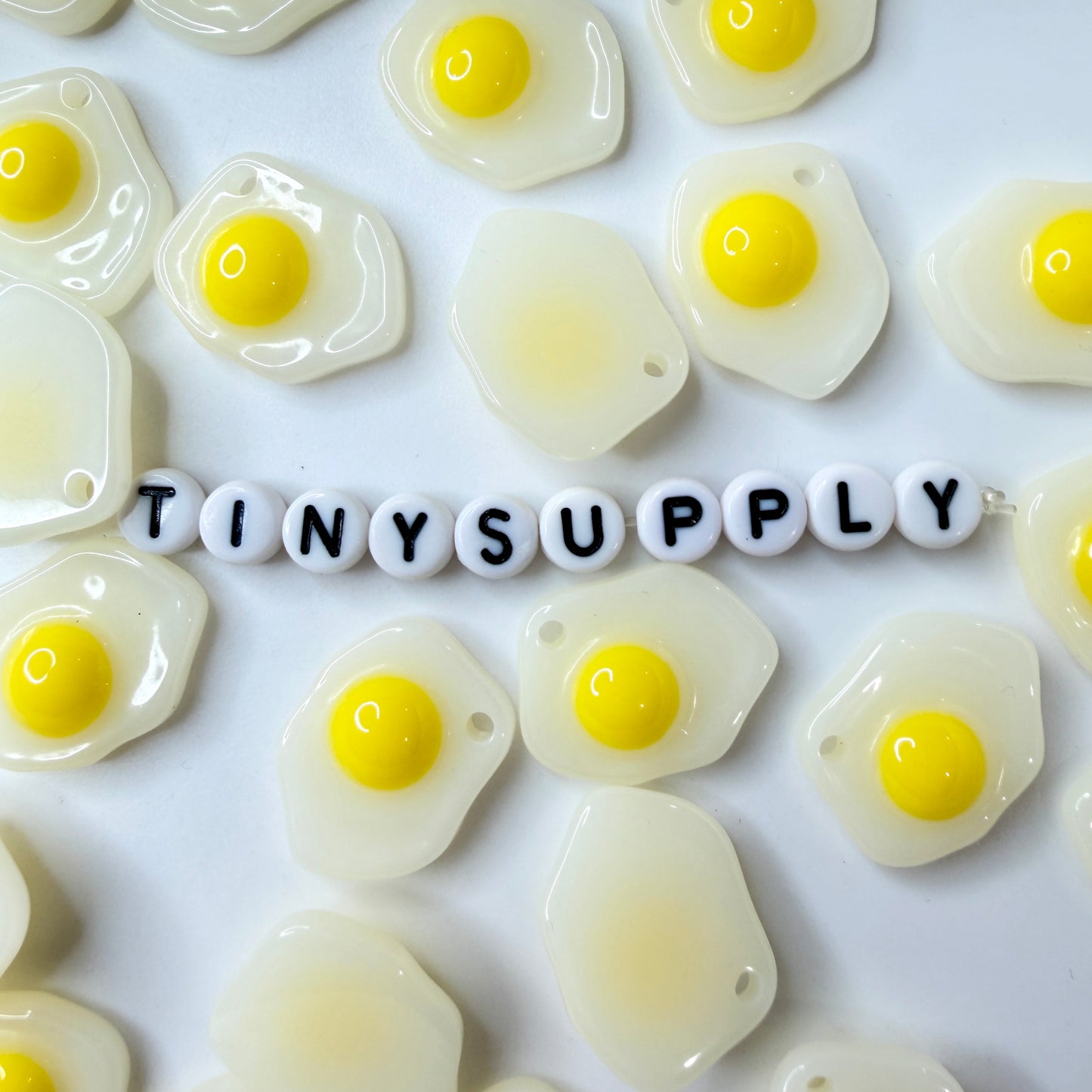 Sunnyside Up Egg Charm (20mm x 16mm)