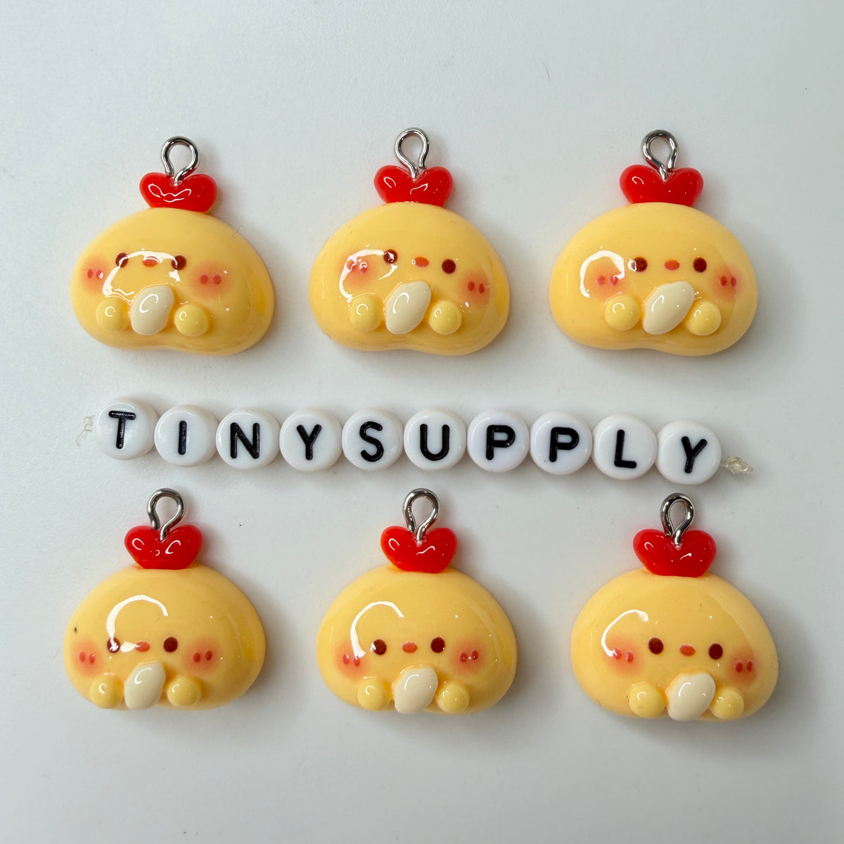 Chibi Animals (Hamster, Bunny, Panda, Chicken, Cat, Bear) Resin Themed Charms