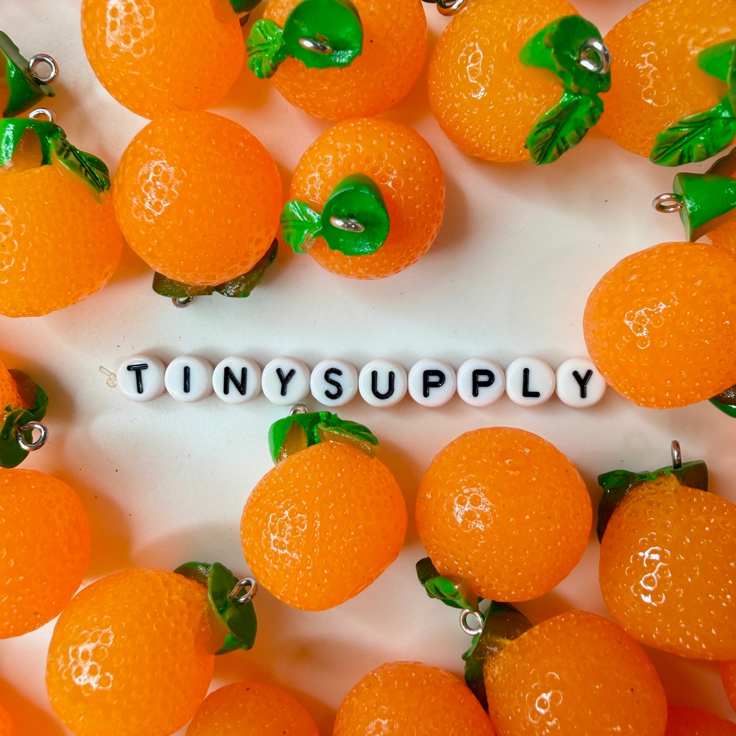 Resin Orange Charm (25mm)