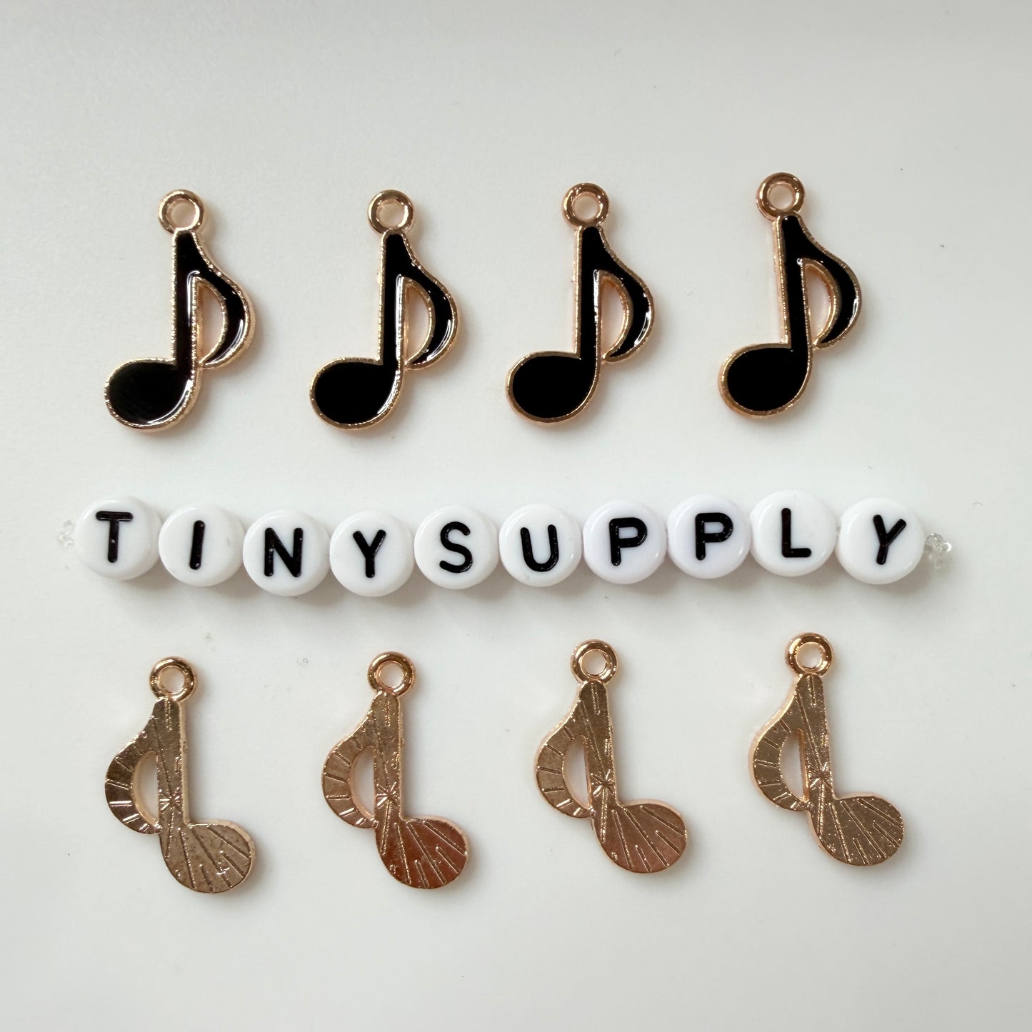 Musical Note Enamel Charm (20mm x 13mm)