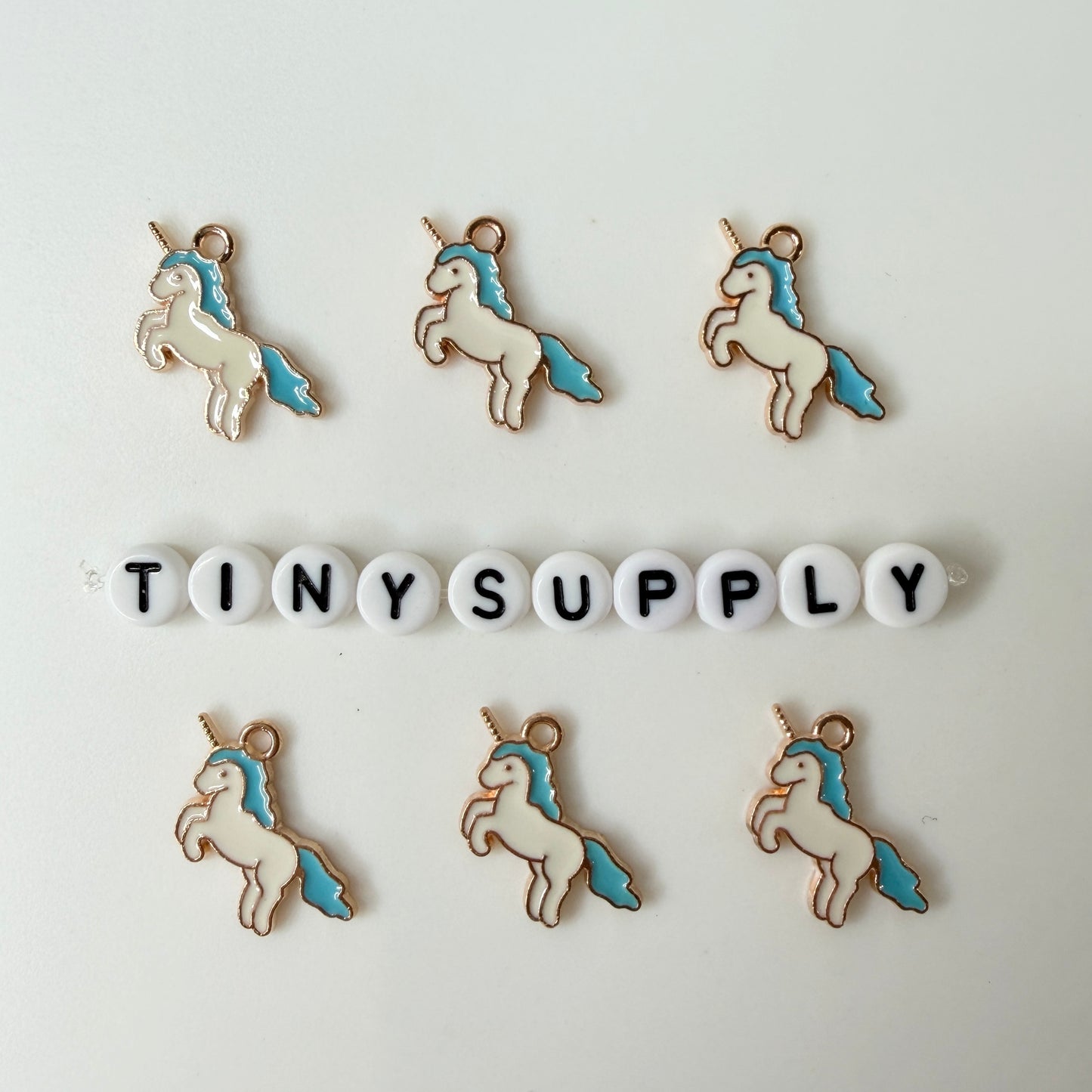 22MM Cute Unicorn Enamel Charm