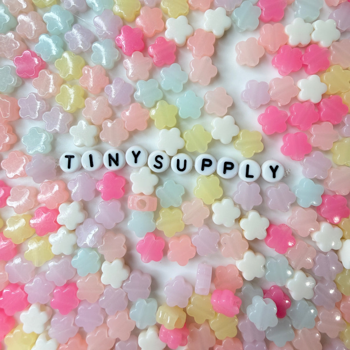 14MM Pastel Jelly Acrylic Flower Bead (an14)