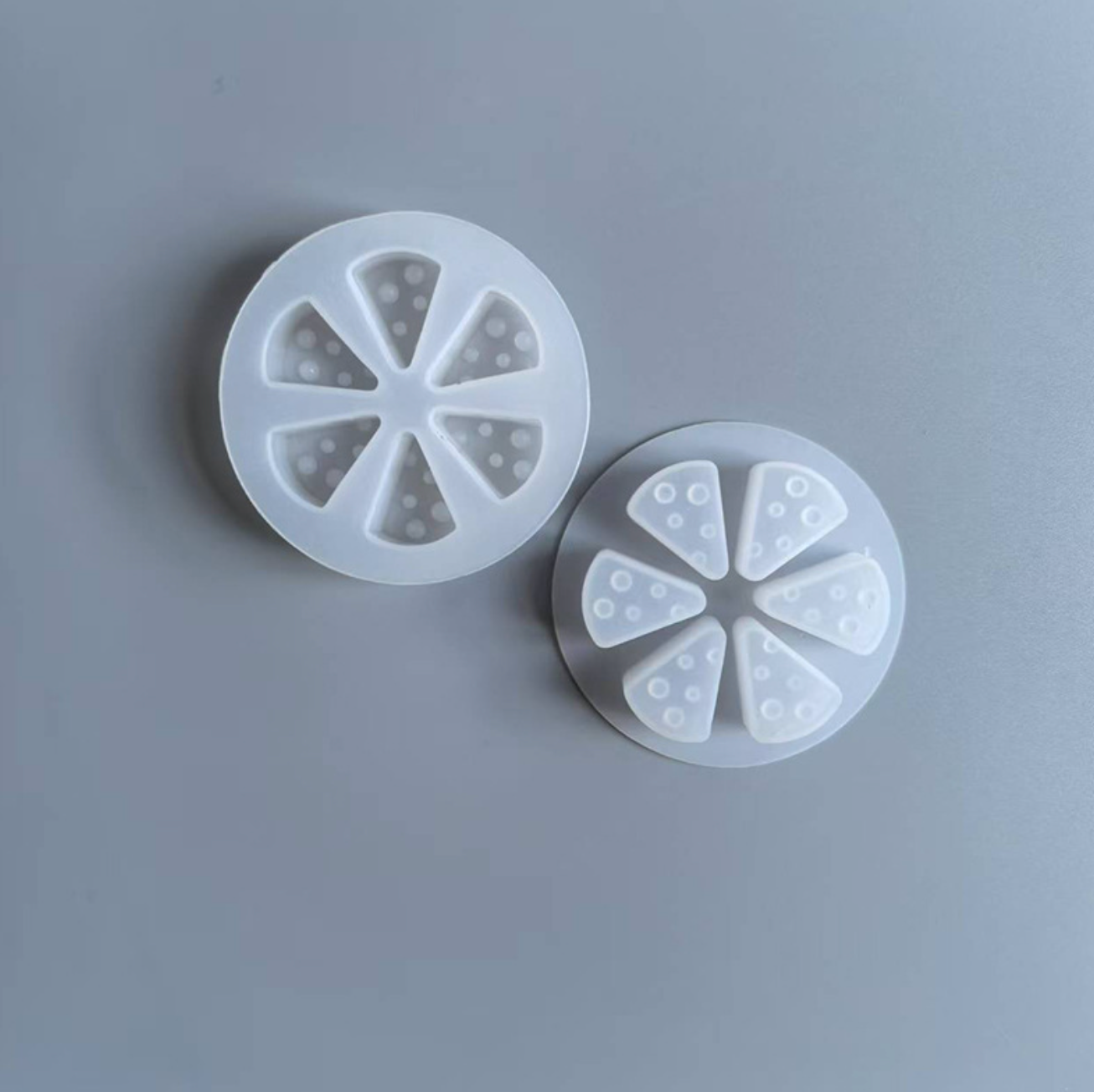 Mini Cheese Slice and Taiyaki Shaped Silicone Molds for Resin Crafts