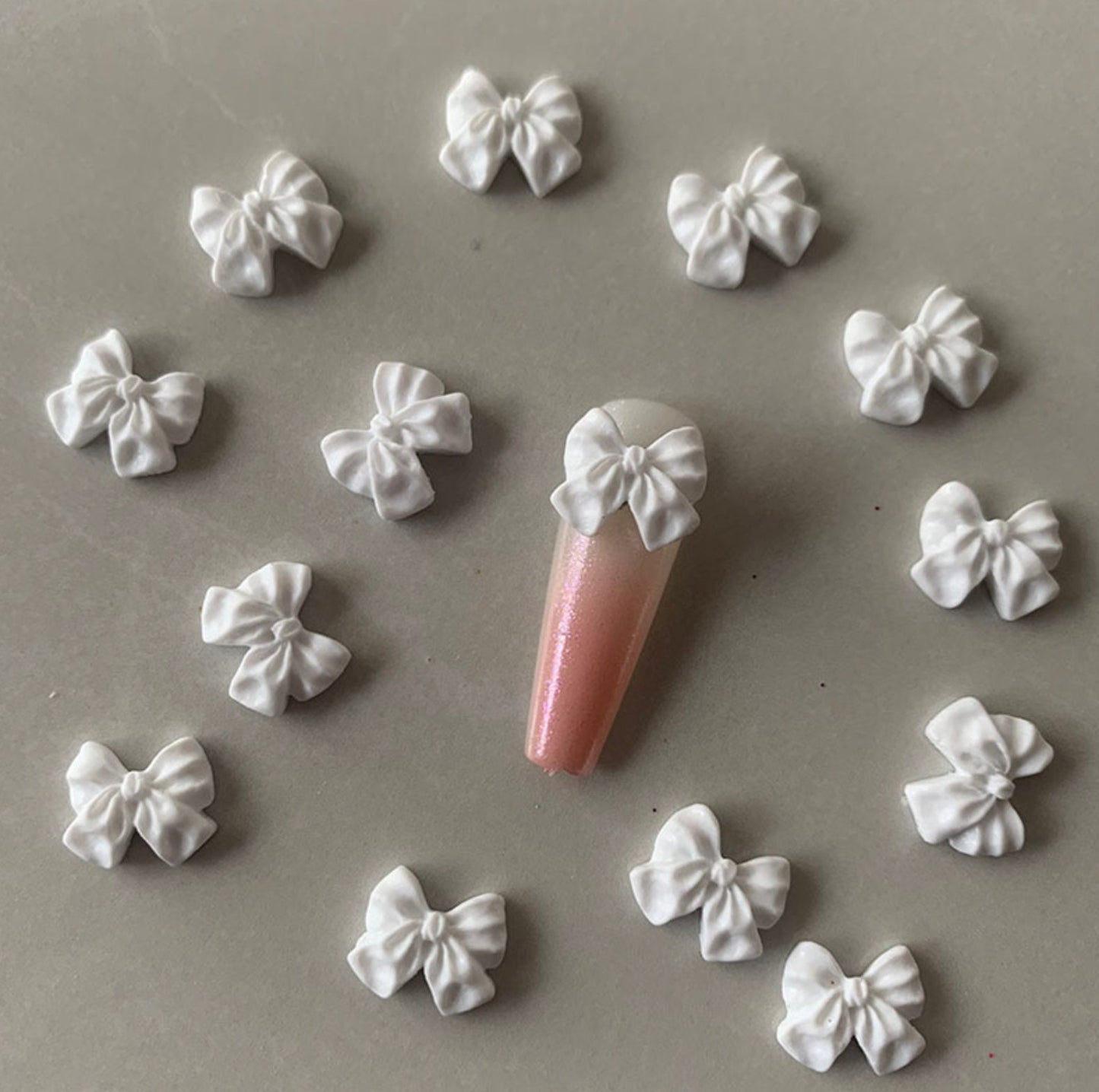 9MM 3D Mini Bow Nail Art Charms, Decoden, DIY Supplies, Mini Cabochon