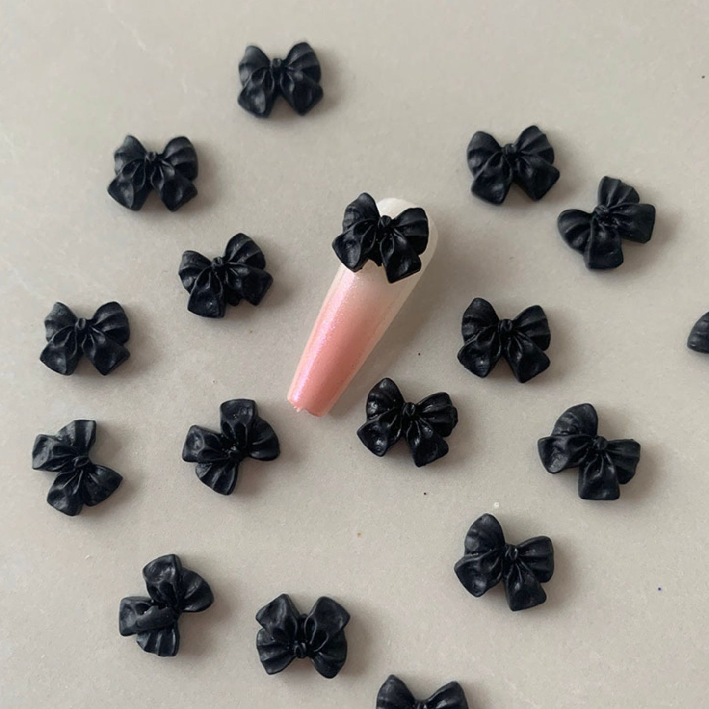 9MM 3D Mini Bow Nail Art Charms, Decoden, DIY Supplies, Mini Cabochon