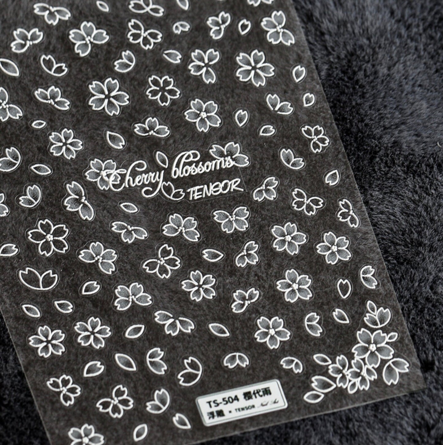 Cute Cherry Blossom, Sakura Flower Themed Nail Art Stickers (Available in 2D and 3D)