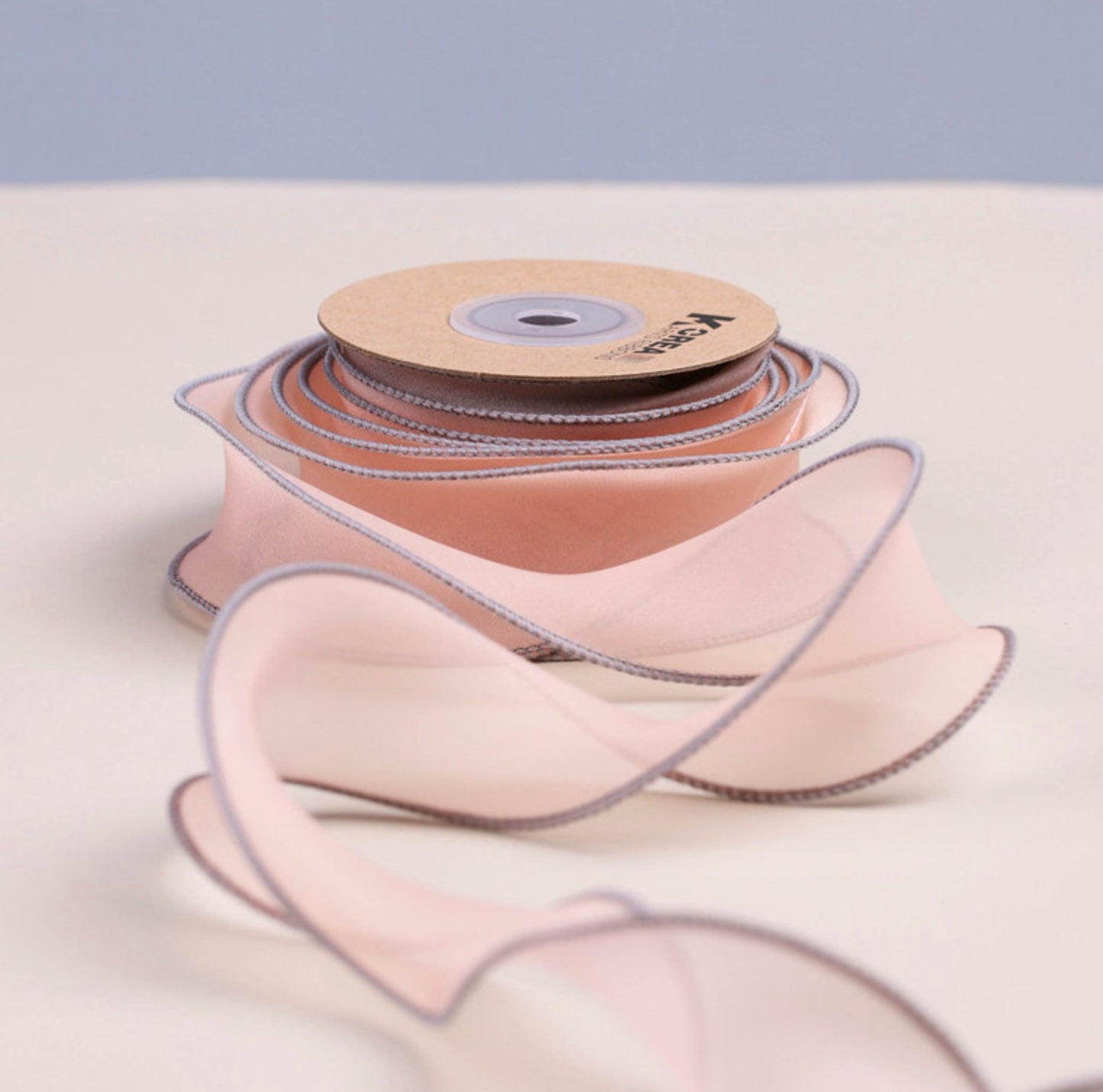 1.5 inch Mixed Color Translucent Ribbons with Solid Edges (10YD)