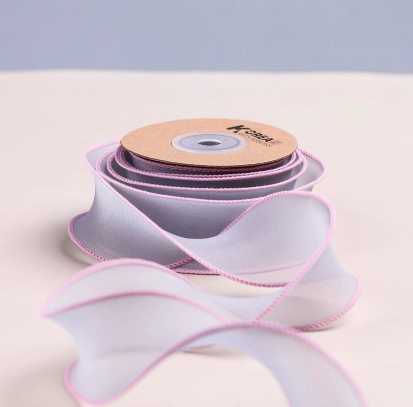 1.5 inch Mixed Color Translucent Ribbons with Solid Edges (10YD)