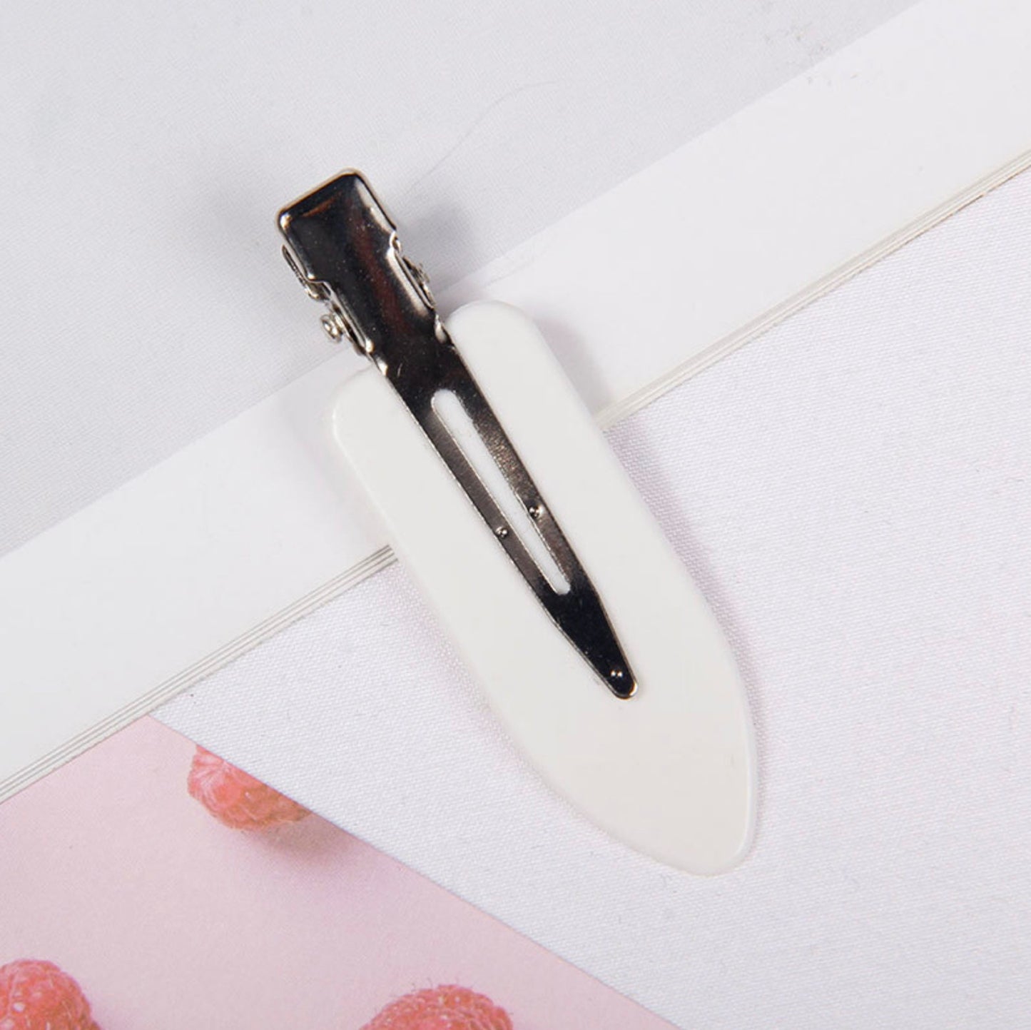 2.4 INCH Opaque Pastel No-Crease Blank Hair Clips for DIY Crafting, Decoden Hairclips