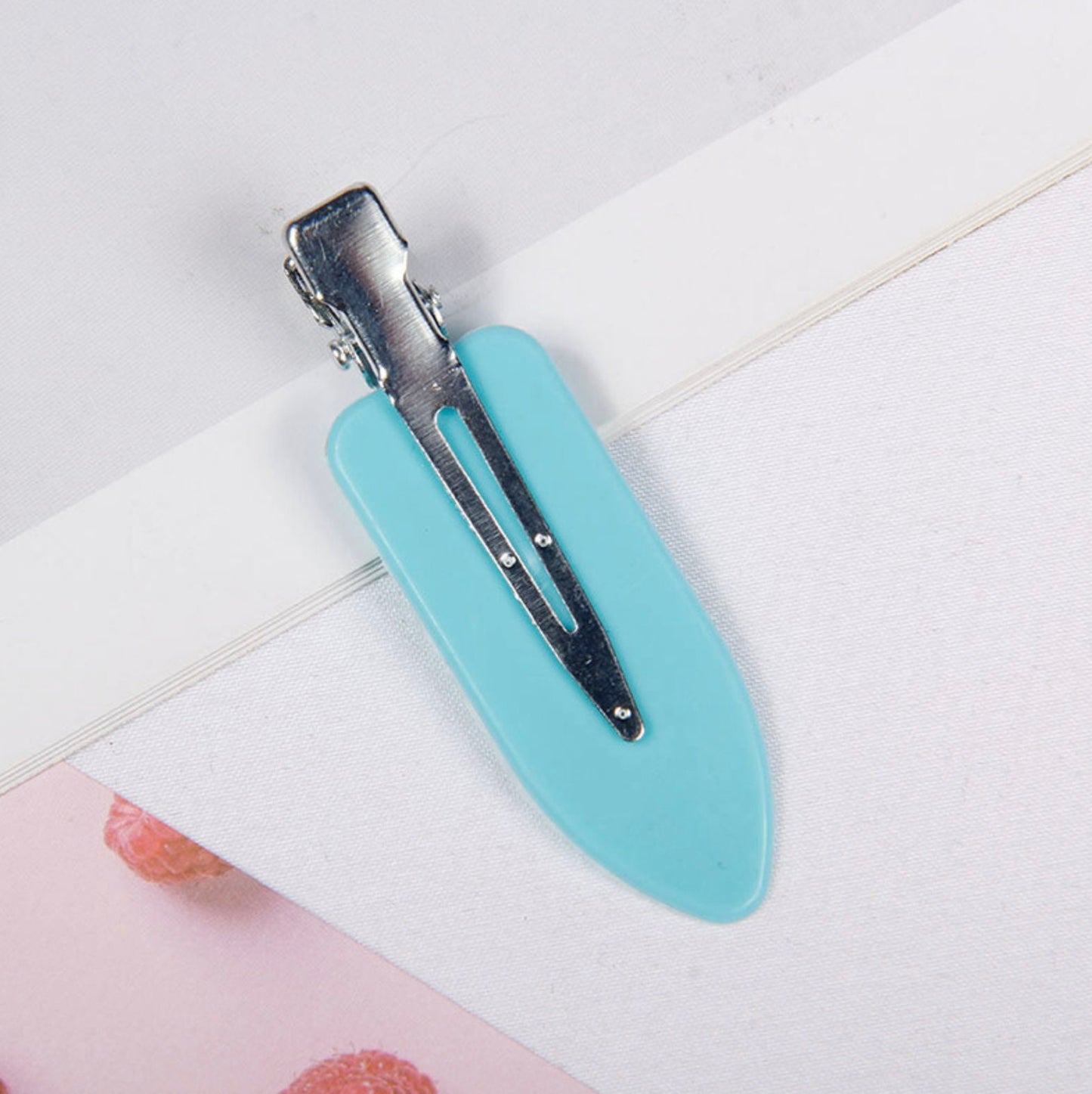 2.4 INCH Opaque Pastel No-Crease Blank Hair Clips for DIY Crafting, Decoden Hairclips