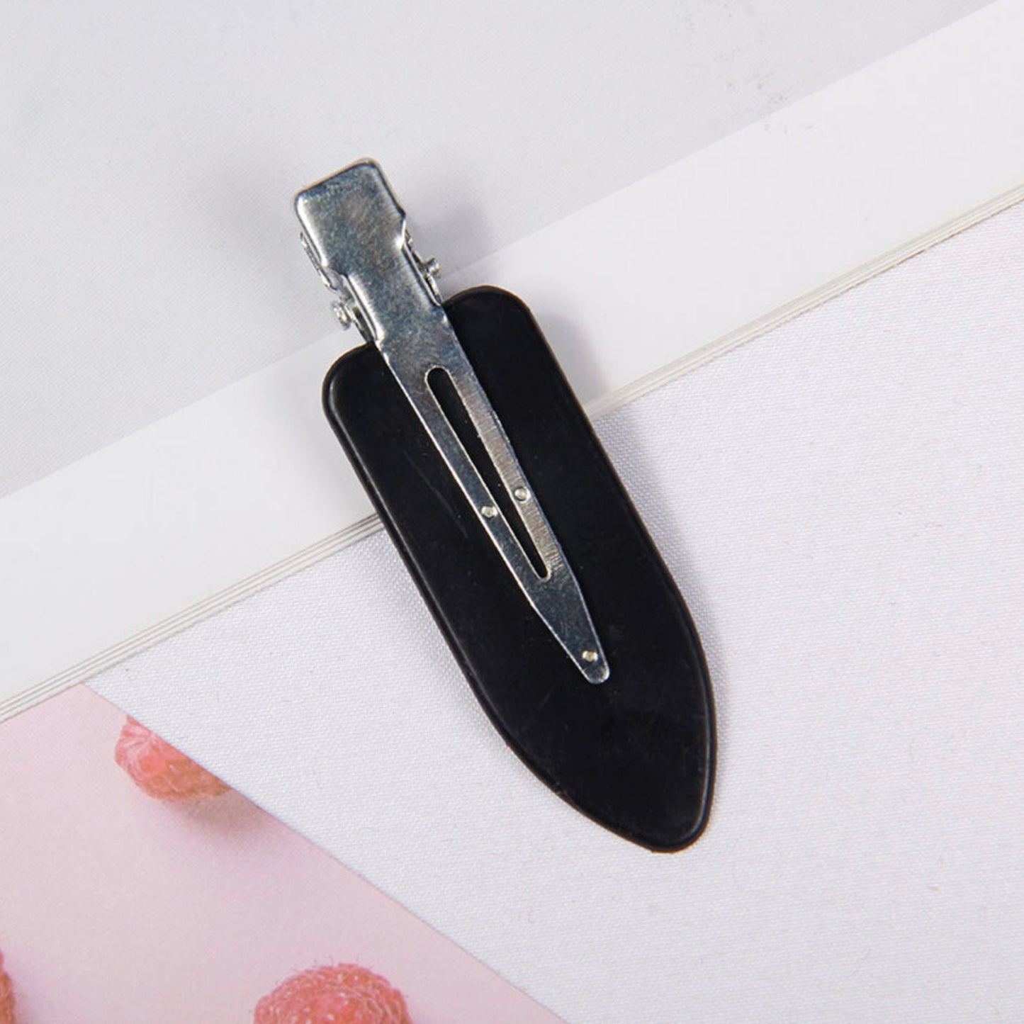 2.4 INCH Opaque Pastel No-Crease Blank Hair Clips for DIY Crafting, Decoden Hairclips