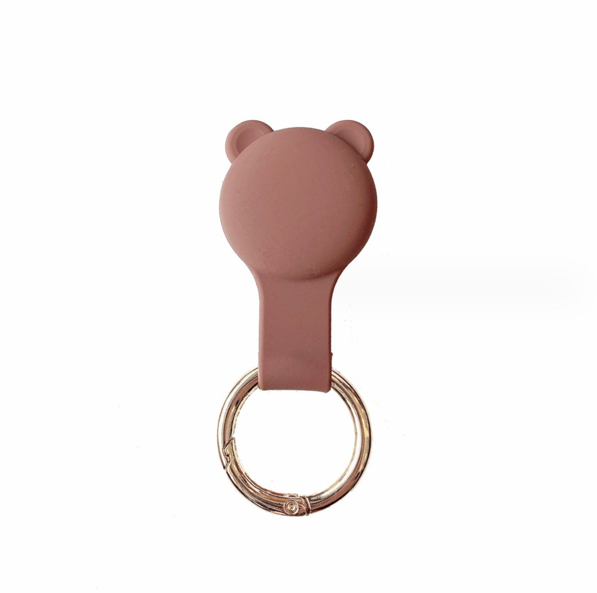 Cute Cat and Bear Themed Silicone AirTag Case