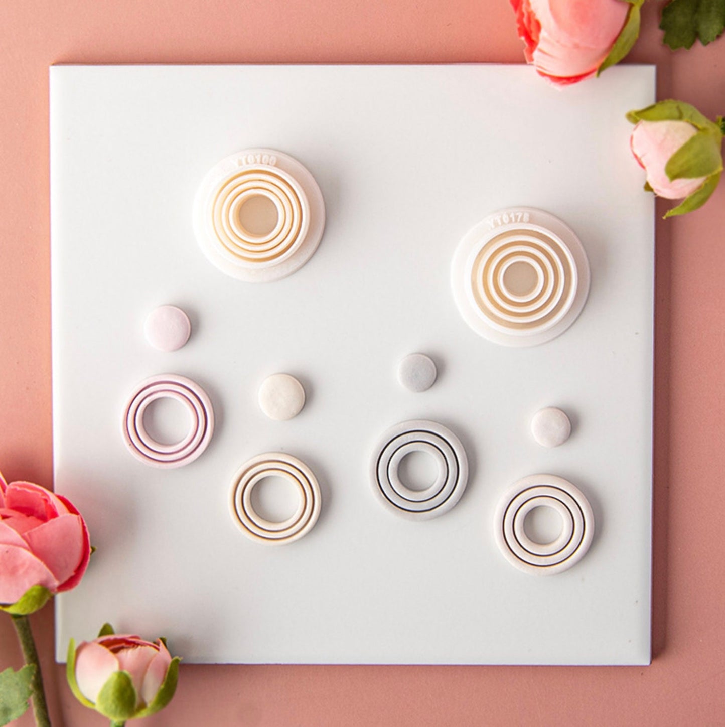 22MM/25MM Circle Spiral Cutout Polymer Clay Cutter