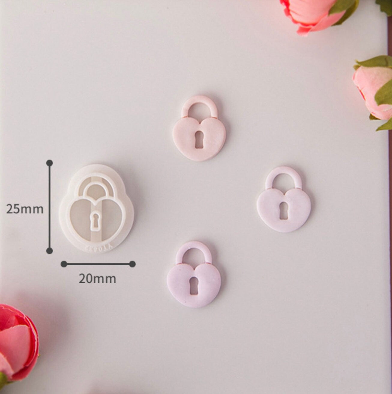 Valentines Day Themed Polymer Clay Cutters