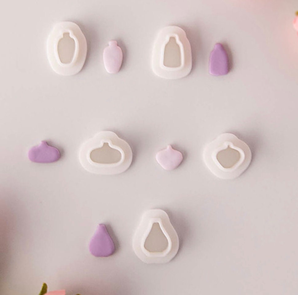 Mini Vase Themed Polymer Clay Cutter Set